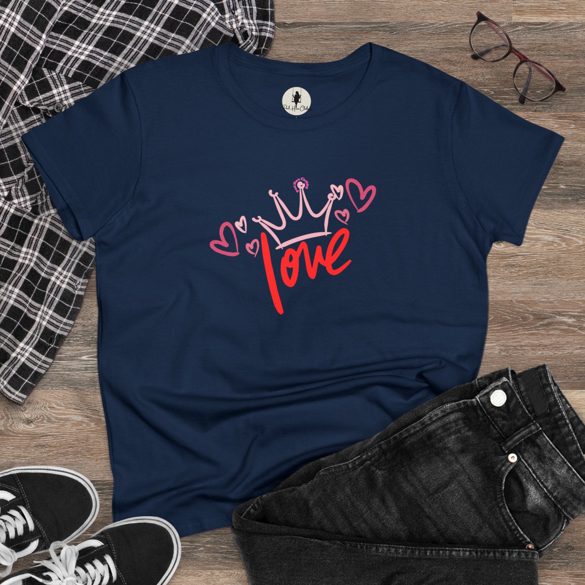 Love !!! Midweight Cotton Tee (Front)