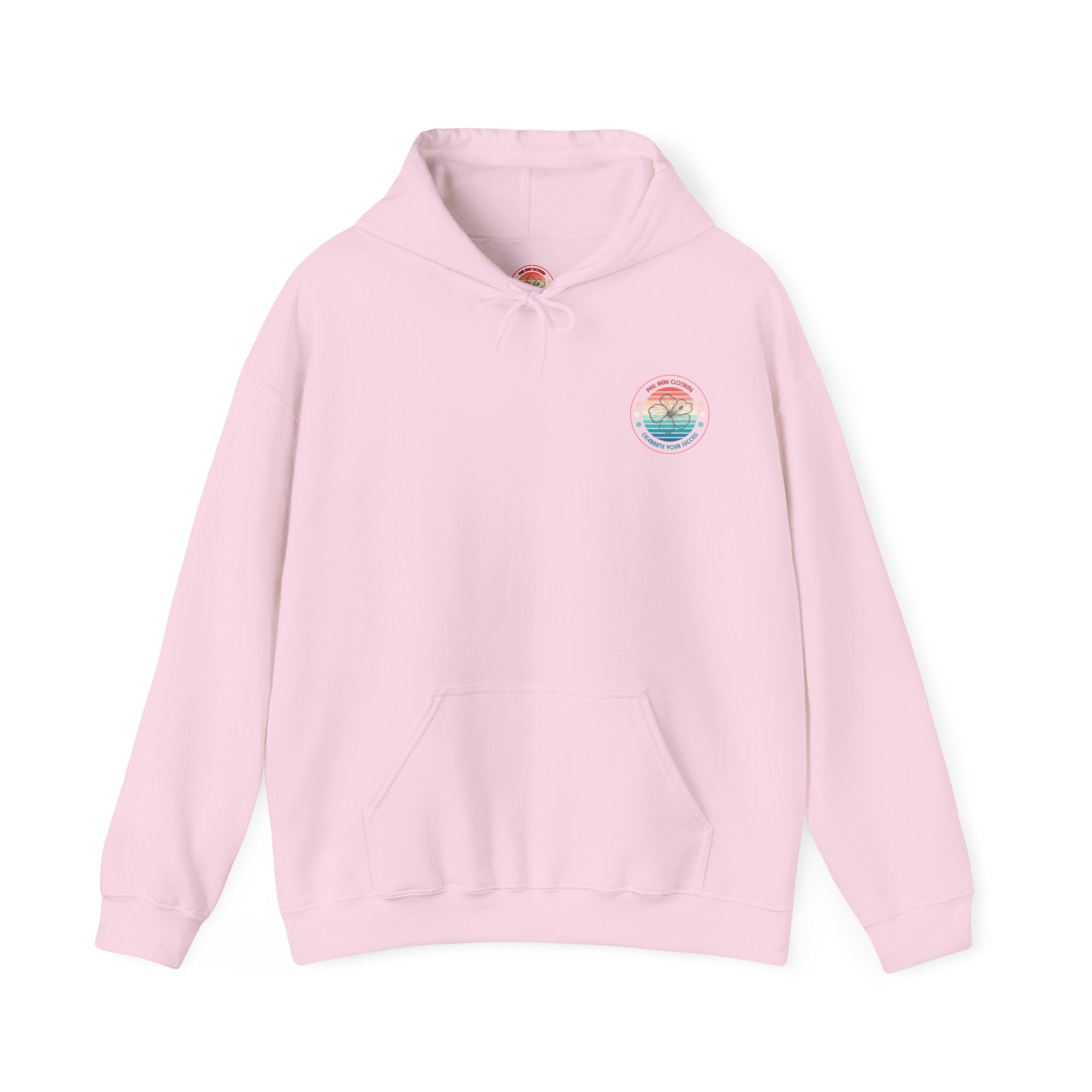 Retro Hibiscus Hooded Sweatshirt