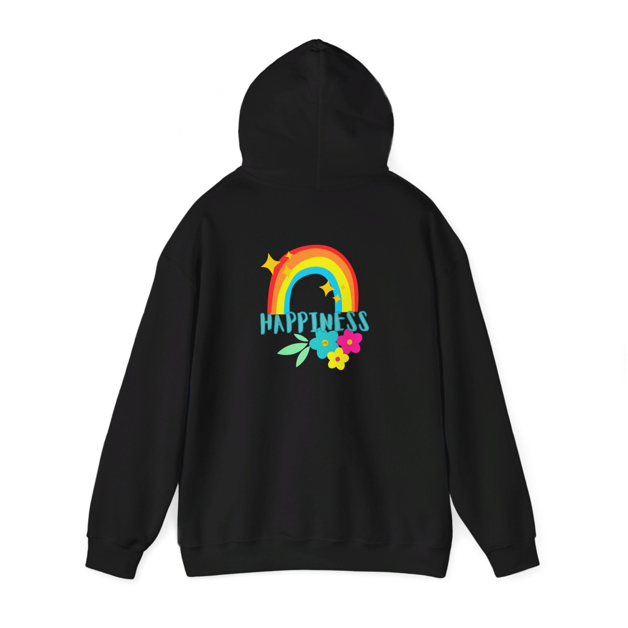 Peel Here Clothings Happy Rainbow Hoodie