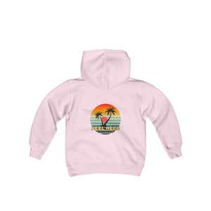 Peel Here Clothings Island Retro Childrens Hoodie