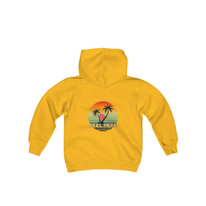 Peel Here Clothings Island Retro Childrens Hoodie