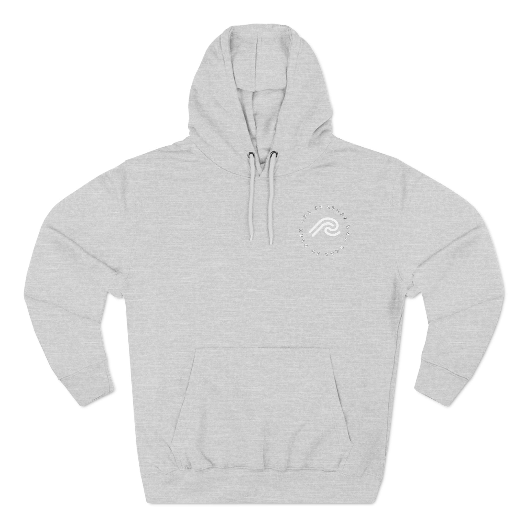 Peel Here Clothing'sThree-Panel Fleece Hoodie (be the hero-Octo)