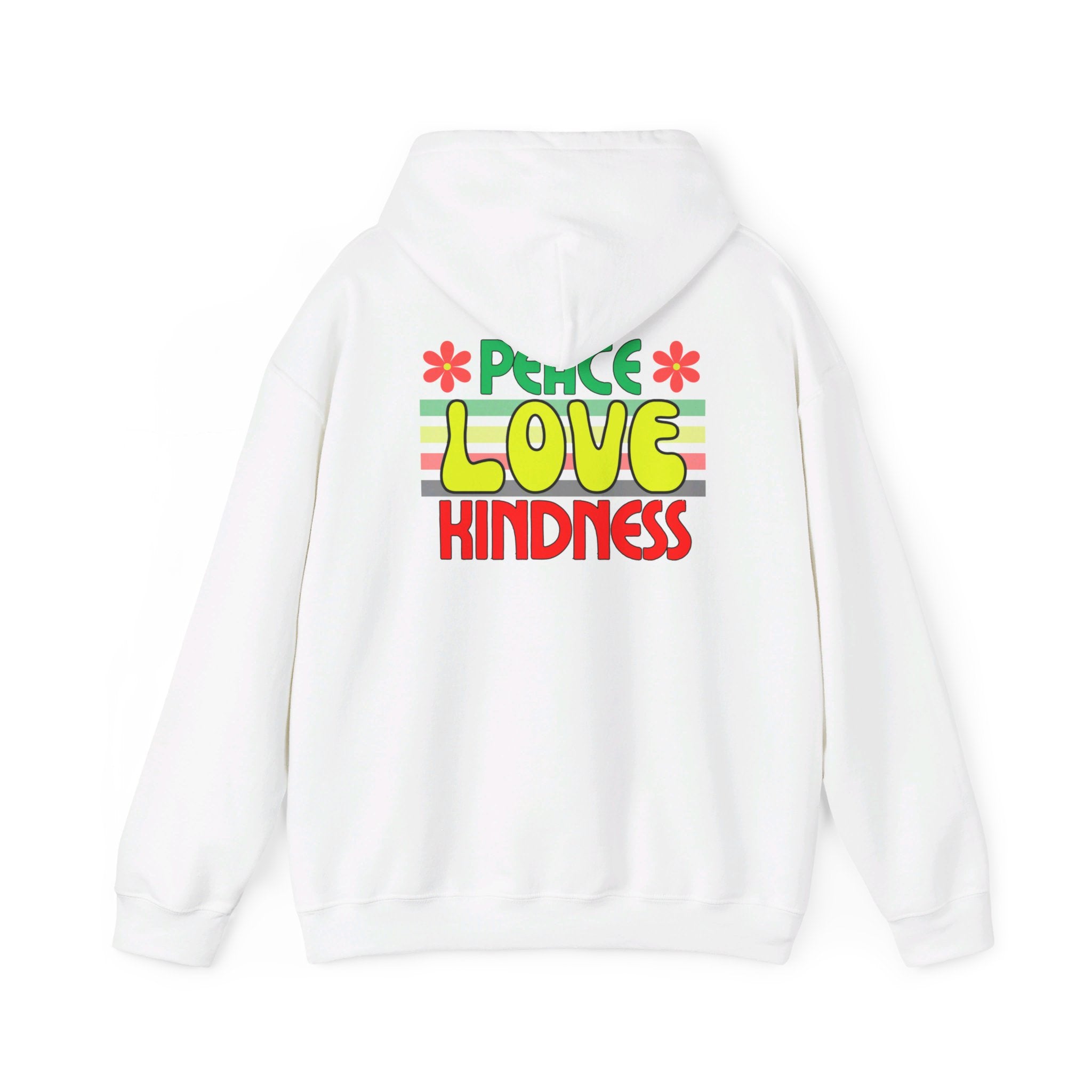 Peel Here Clothing's Peace Love Kindness Hoodie