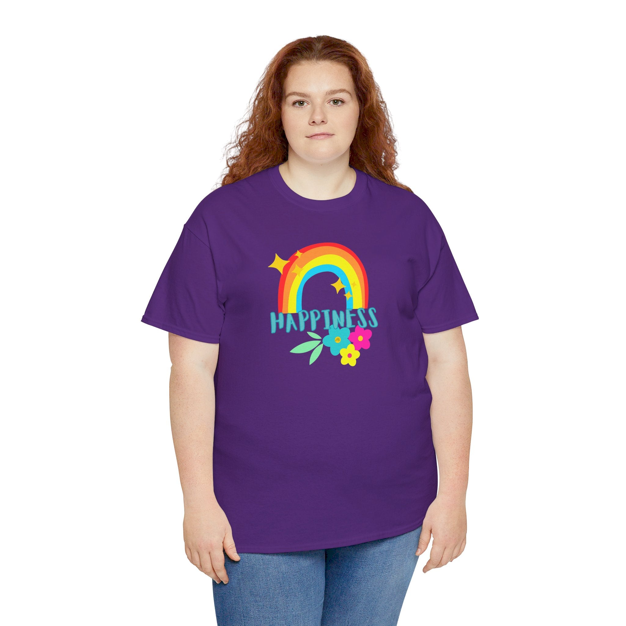 Peel Here Clothing Women's "Happiness Rainbow"