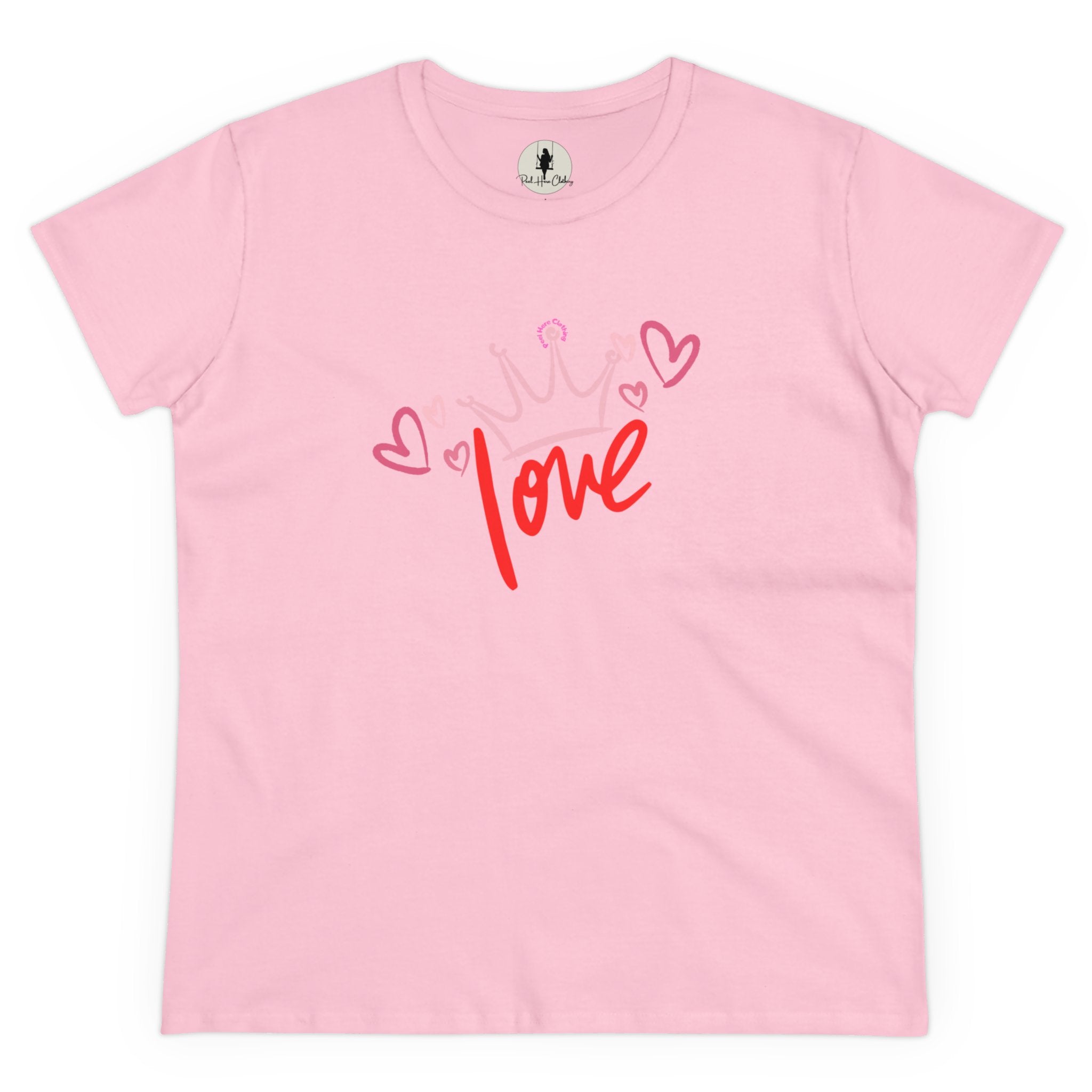 Love !!! Midweight Cotton Tee (Front)