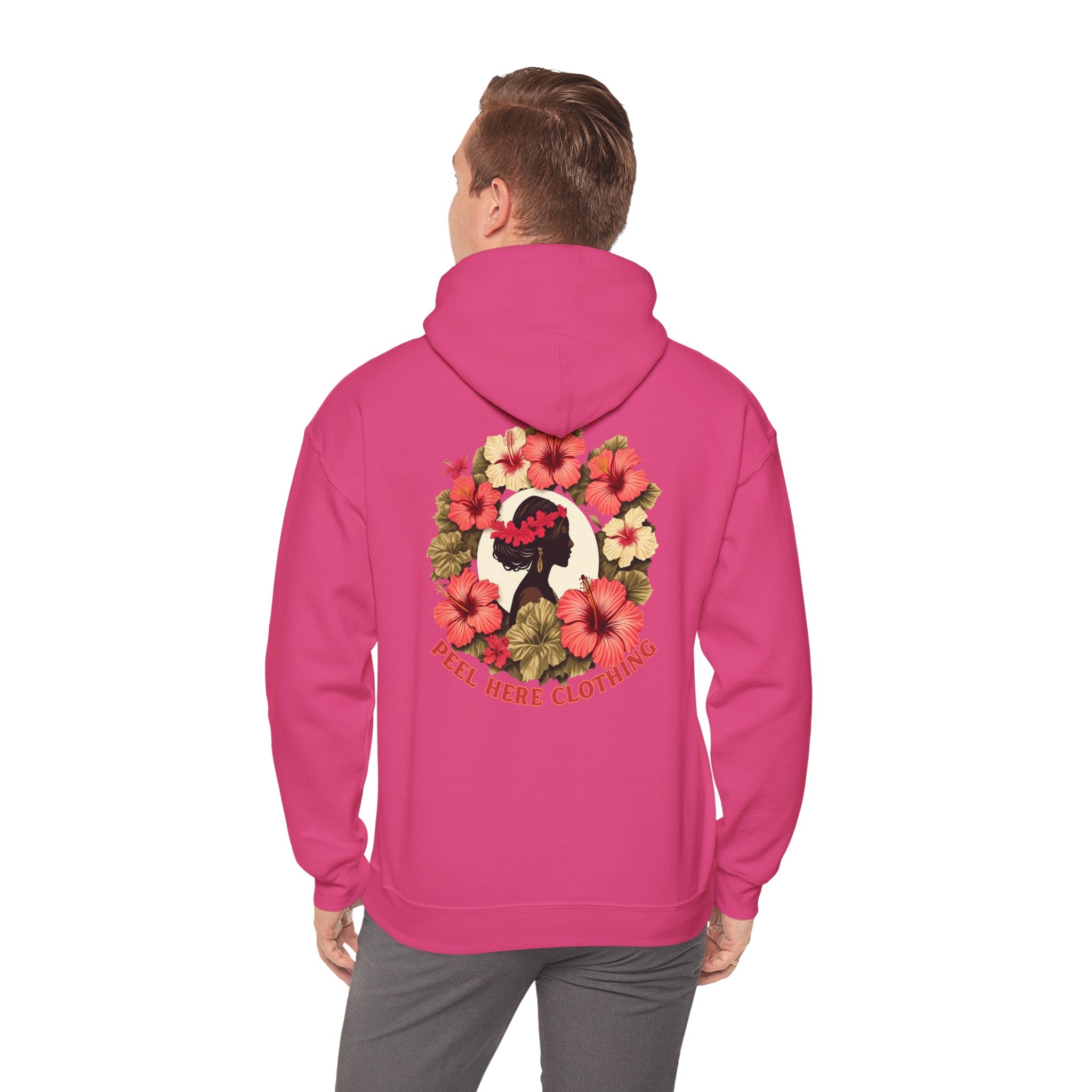 Hibiscus Princess Hooded Sweatshirt Heavy Blend