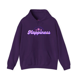 Peel Here Clothing's Happiness Hoodie (front)