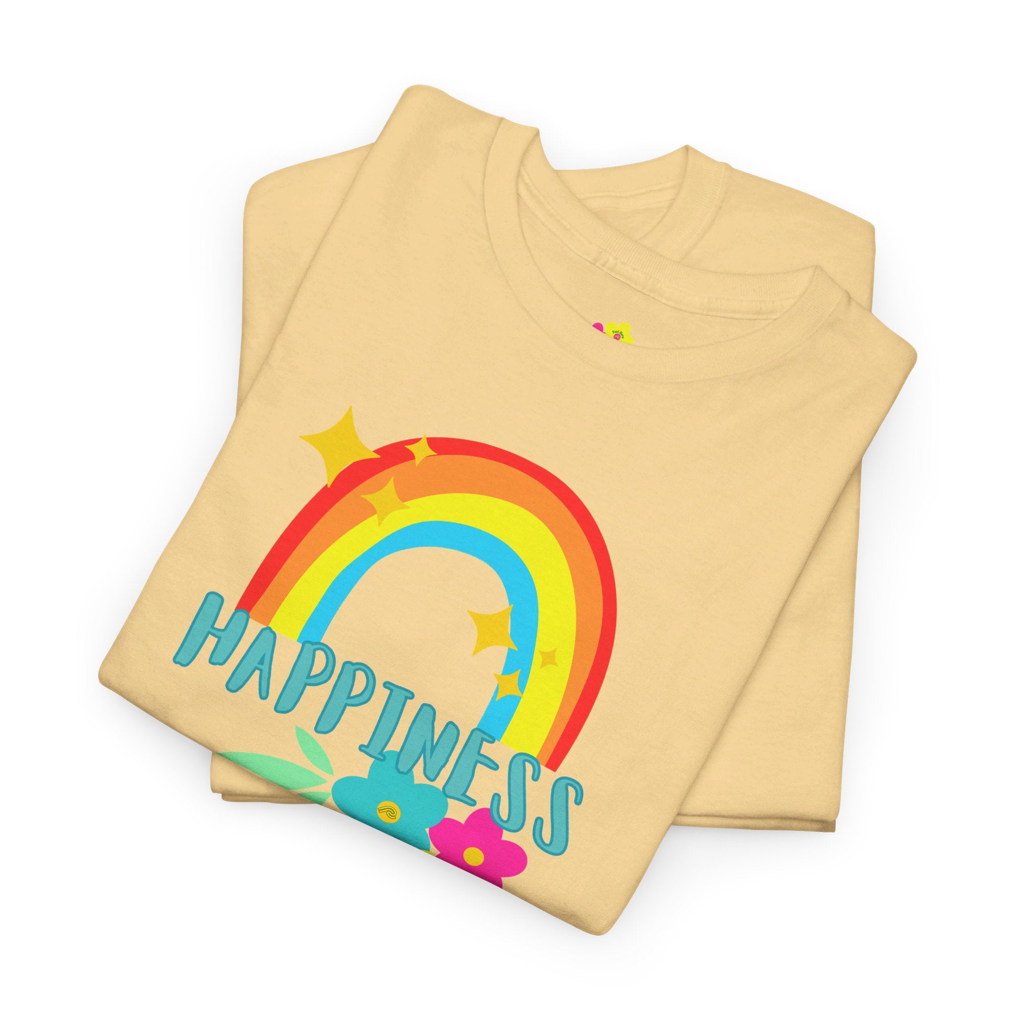 Peel Here Clothing Women's "Happiness Rainbow"