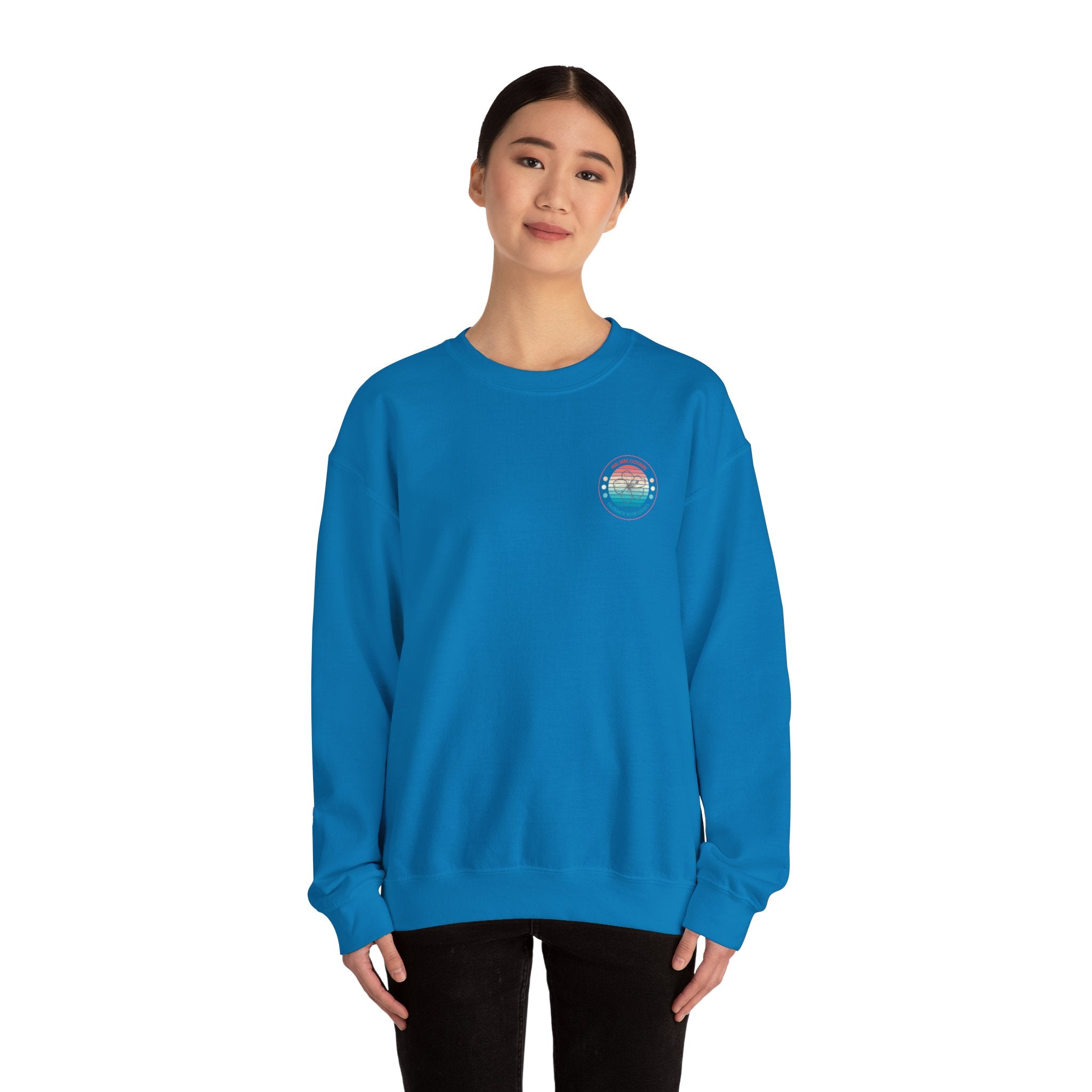 Retro Hibiscus Crewneck Sweatshirt