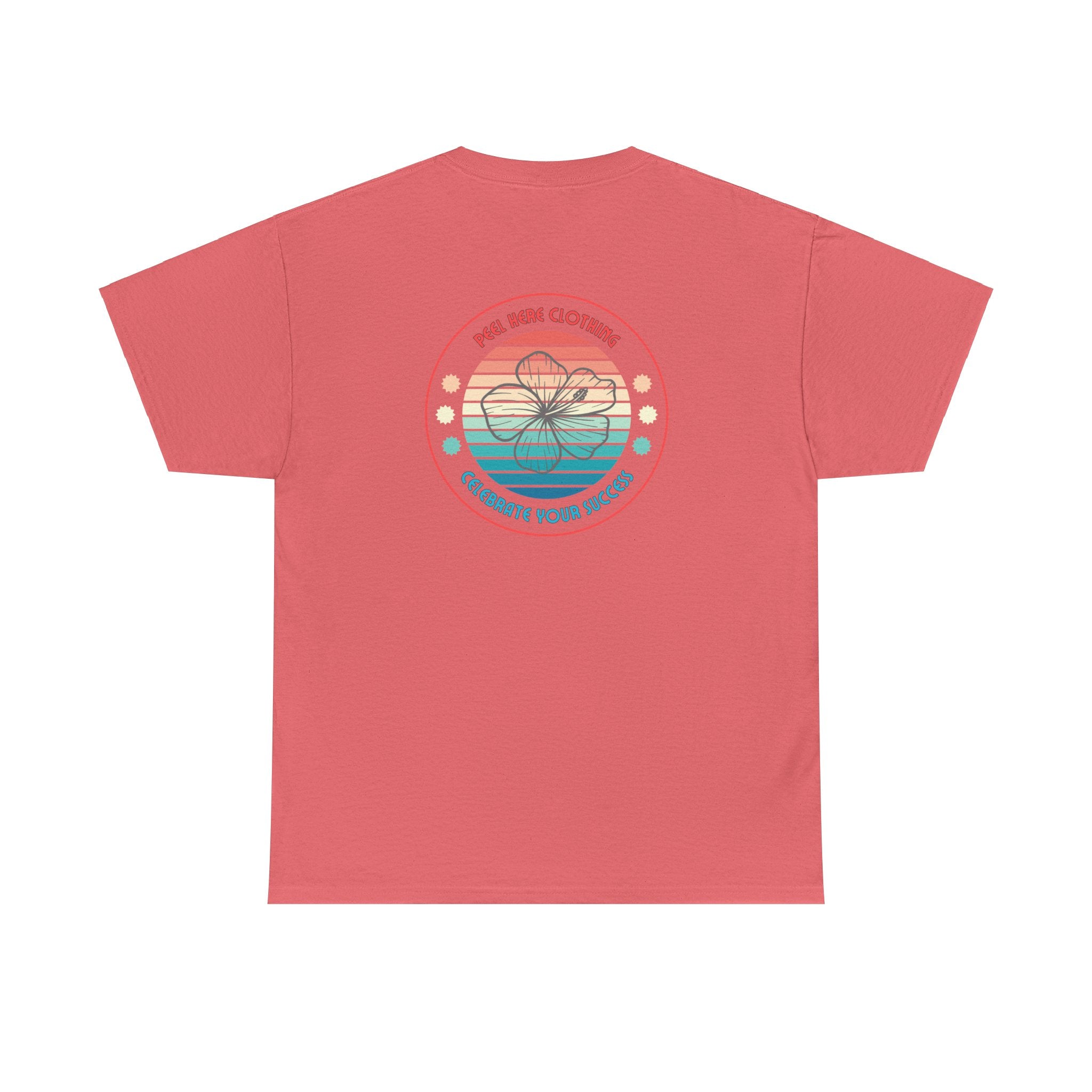 Retro Hibiscus Heavy Cotton Tee