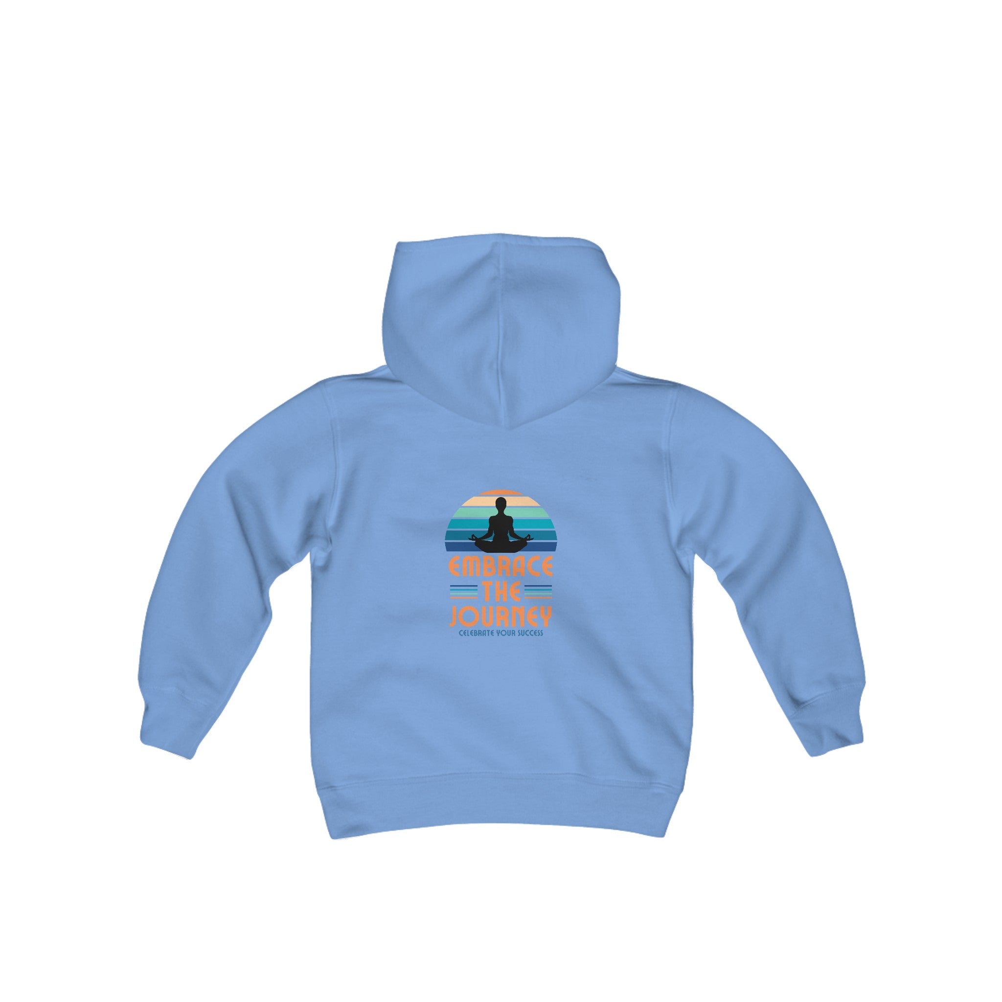 Peel Here Childrens Embrace The Journey Hoodie