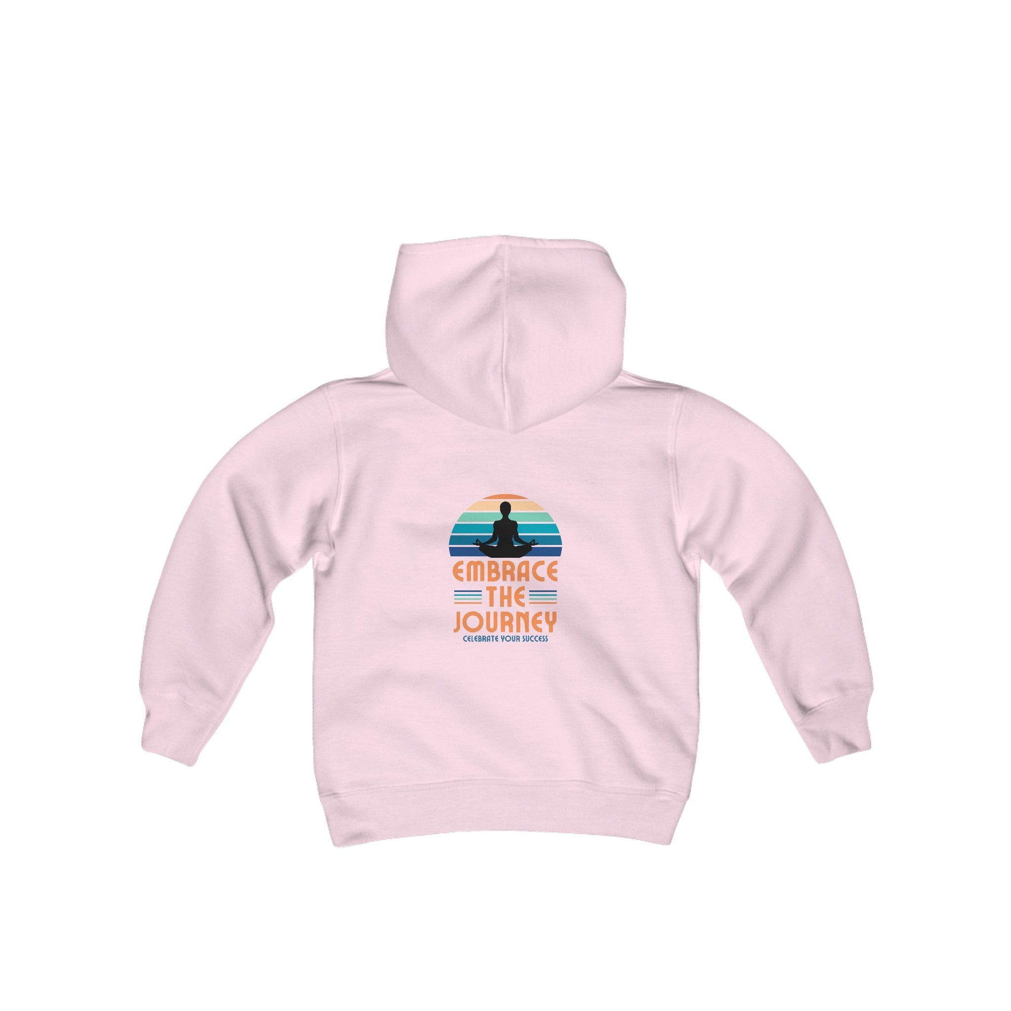 Peel Here Childrens Embrace The Journey Hoodie