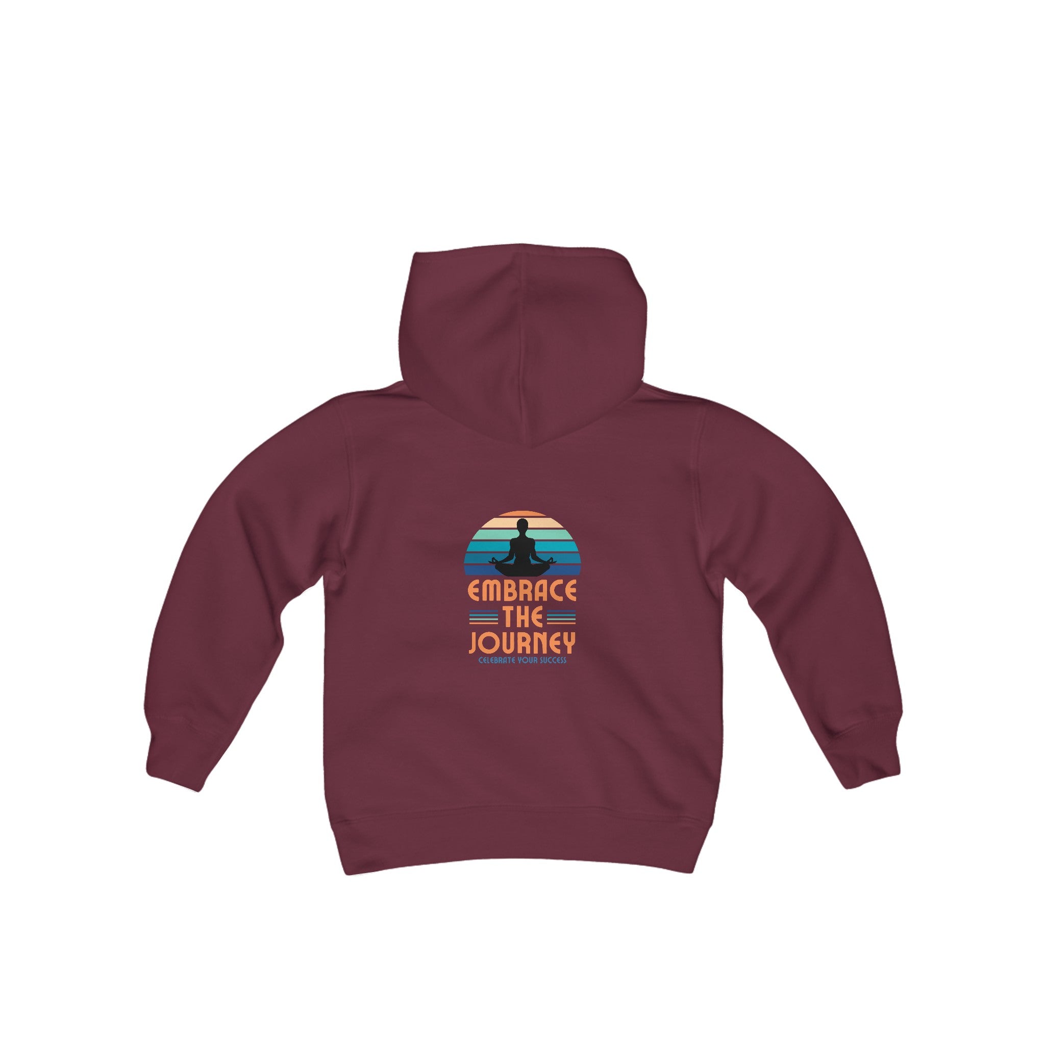 Peel Here Childrens Embrace The Journey Hoodie