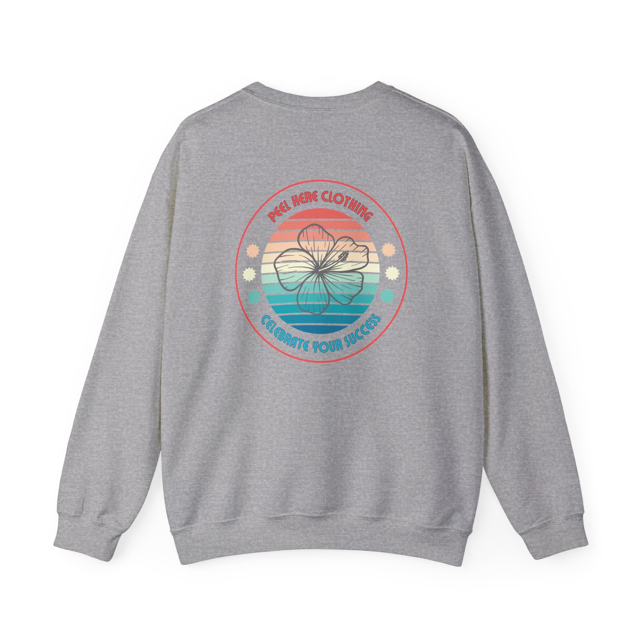 Retro Hibiscus Crewneck Sweatshirt