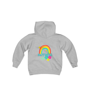 Peel Here Clothings Childrens Happy Rainbow Hoodie