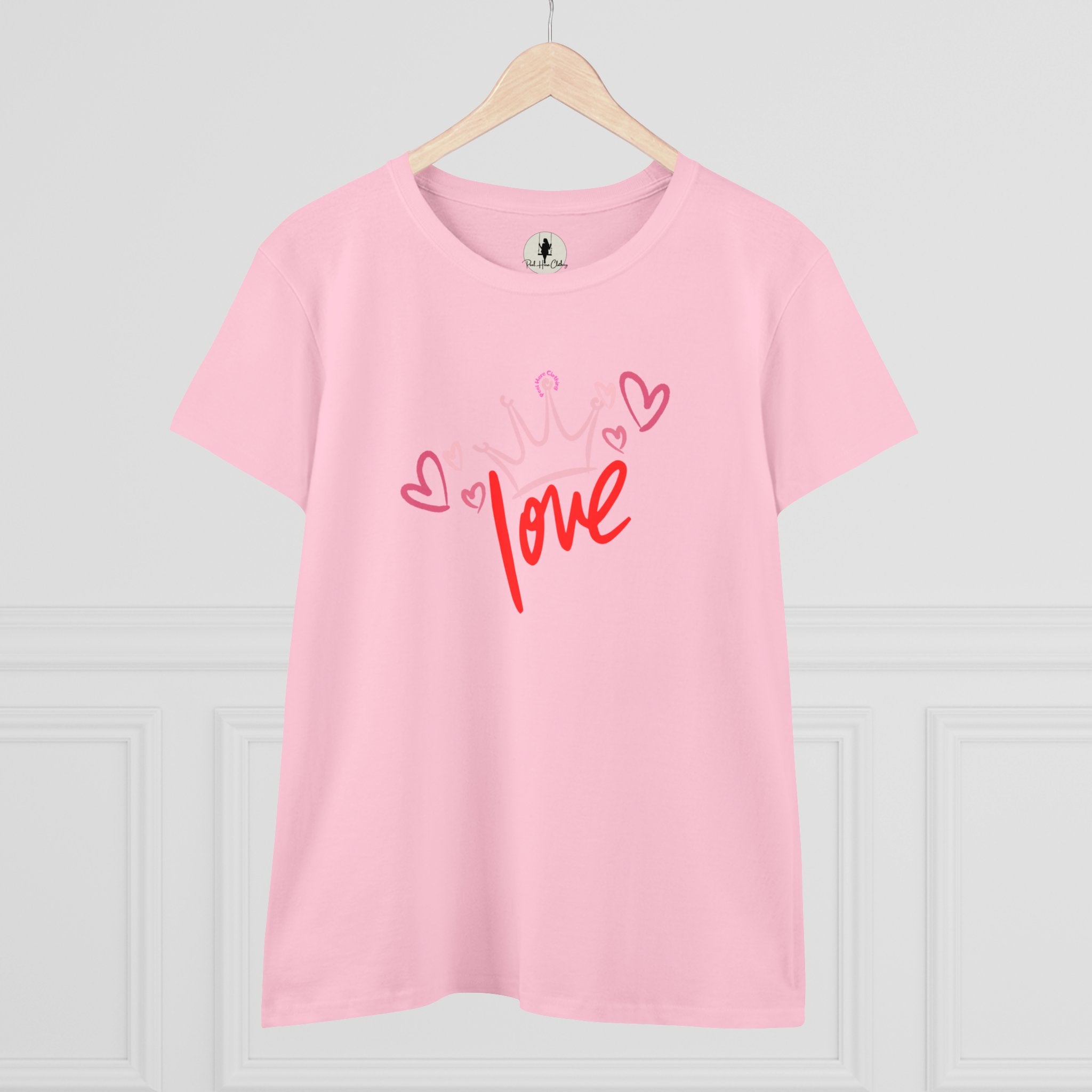 Love !!! Midweight Cotton Tee (Front)