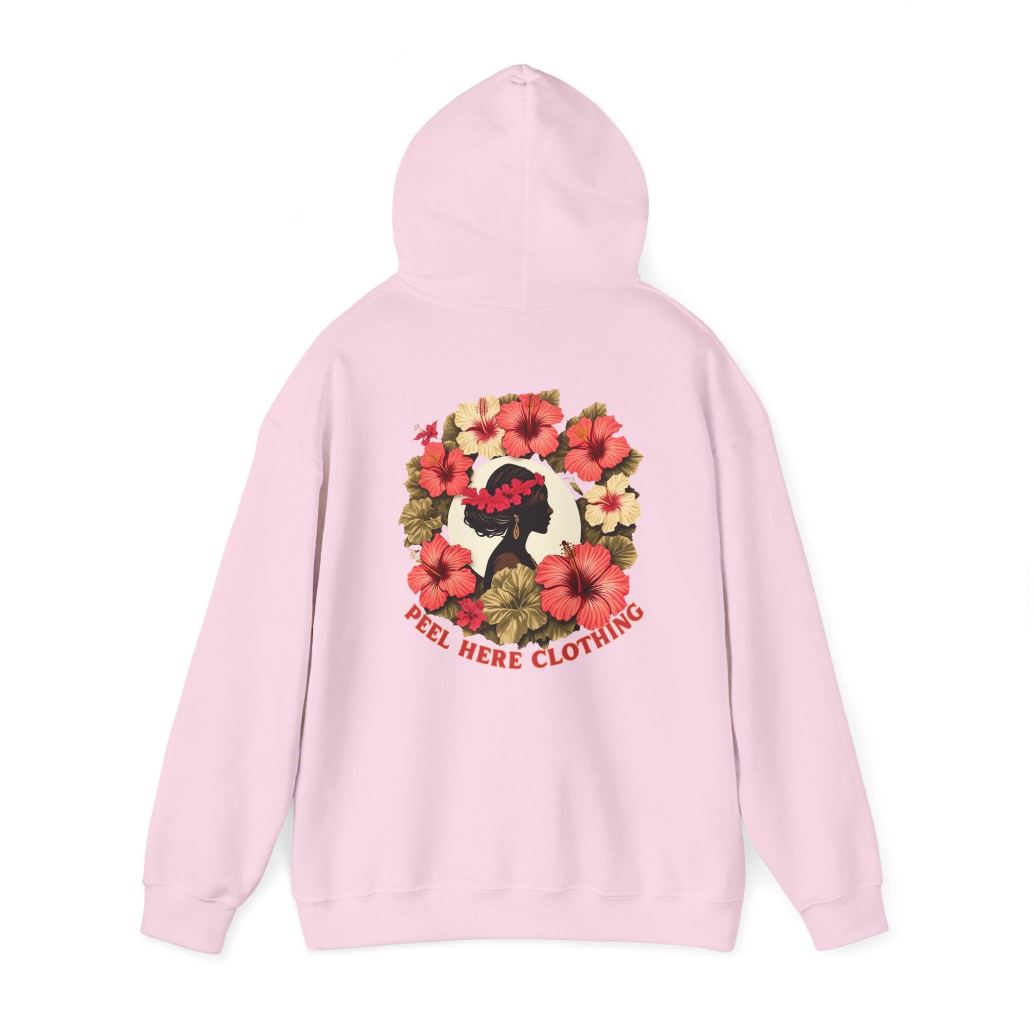 Hibiscus Princess Hooded Sweatshirt Heavy Blend