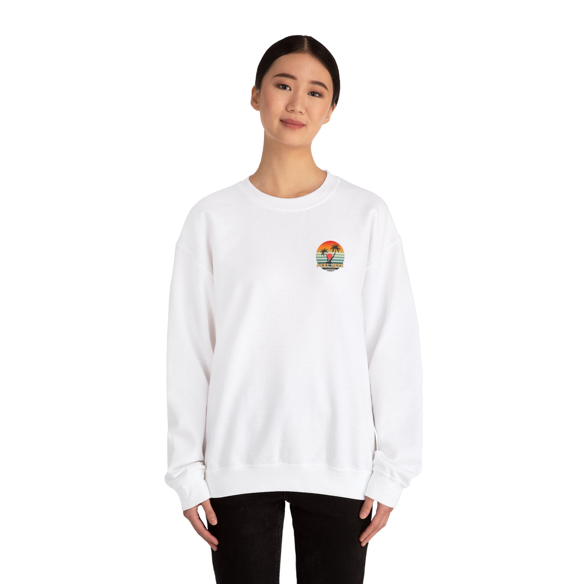 Tropical Retro Dot Crewneck Sweatshirt