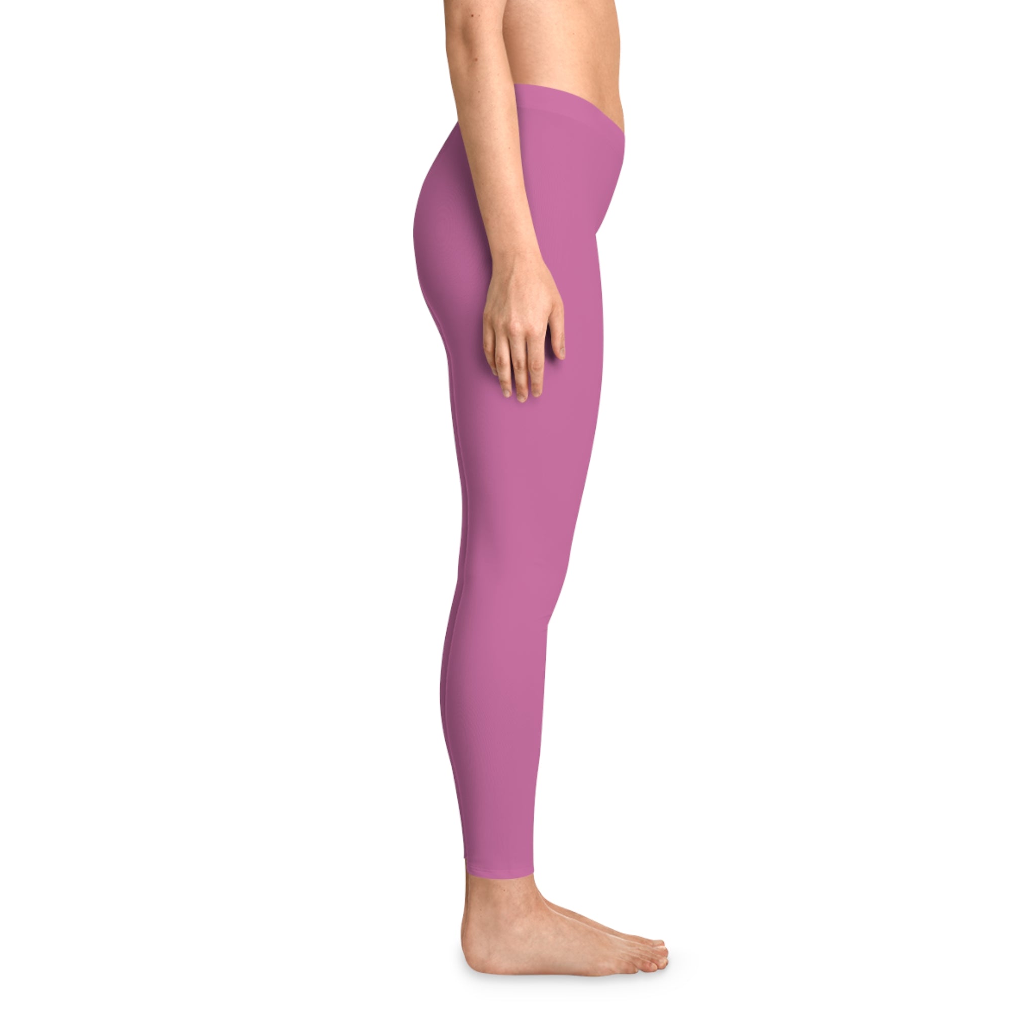 Womens Peel Here Luxe Stretchy Leggings (pink)