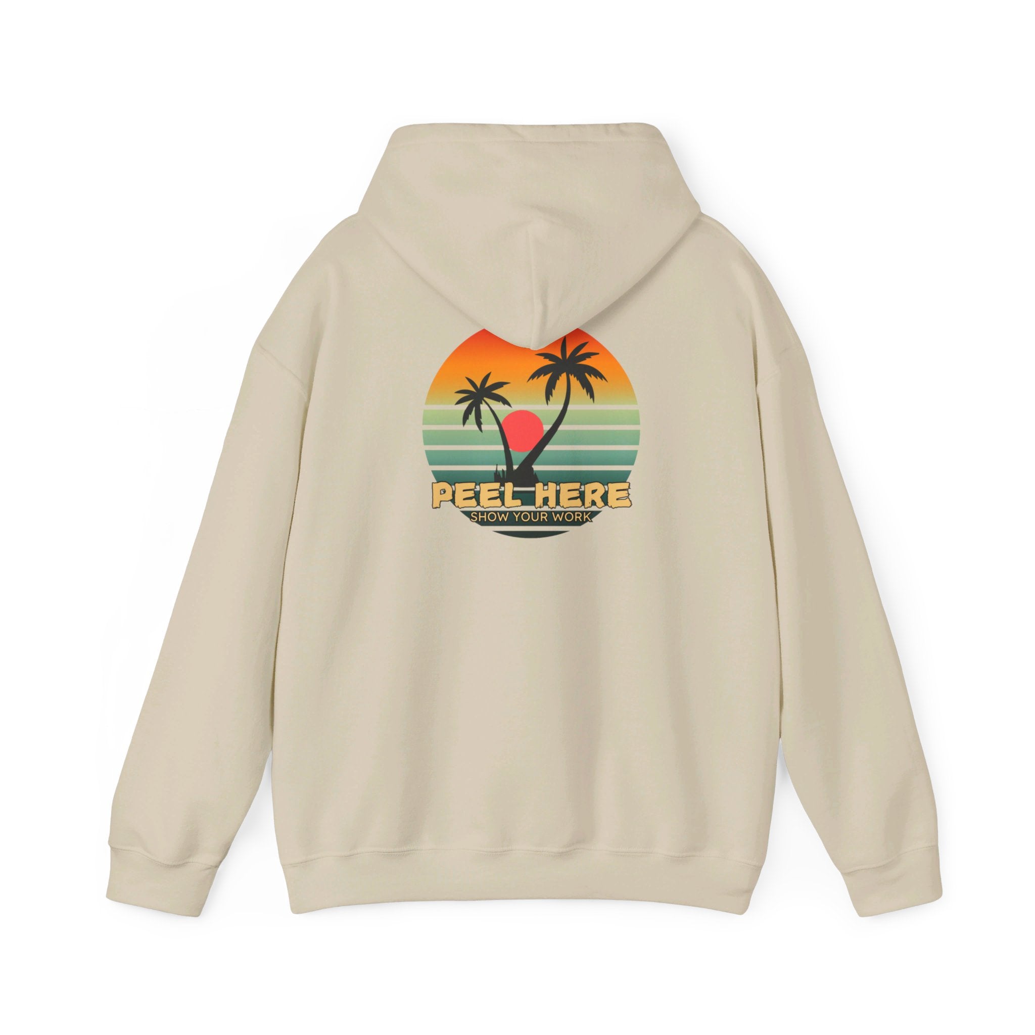 Peel here clothing's Island sun Hoodie