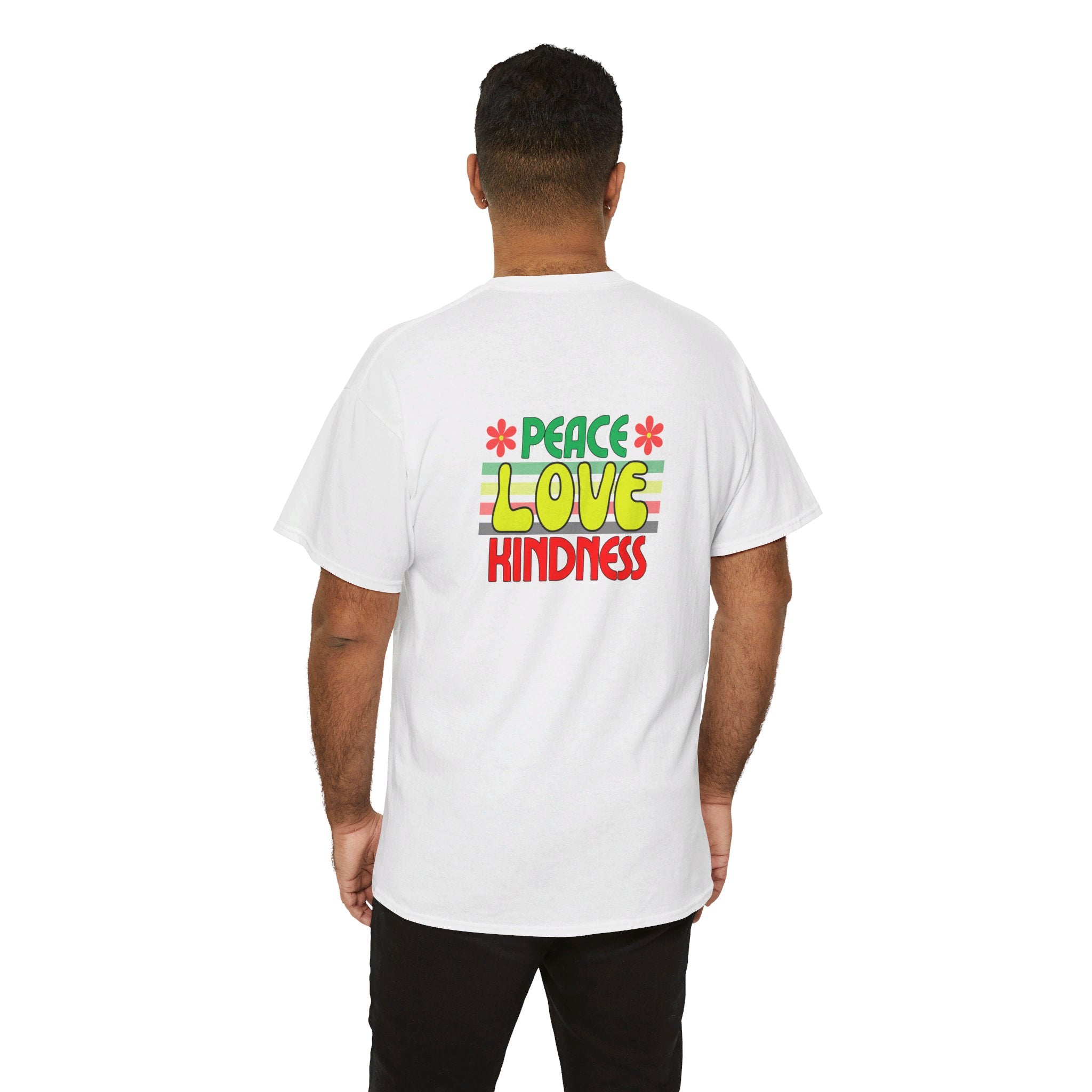 Peel Here Clothing Men's "Peace, Love, Kindness" T-Shirt"