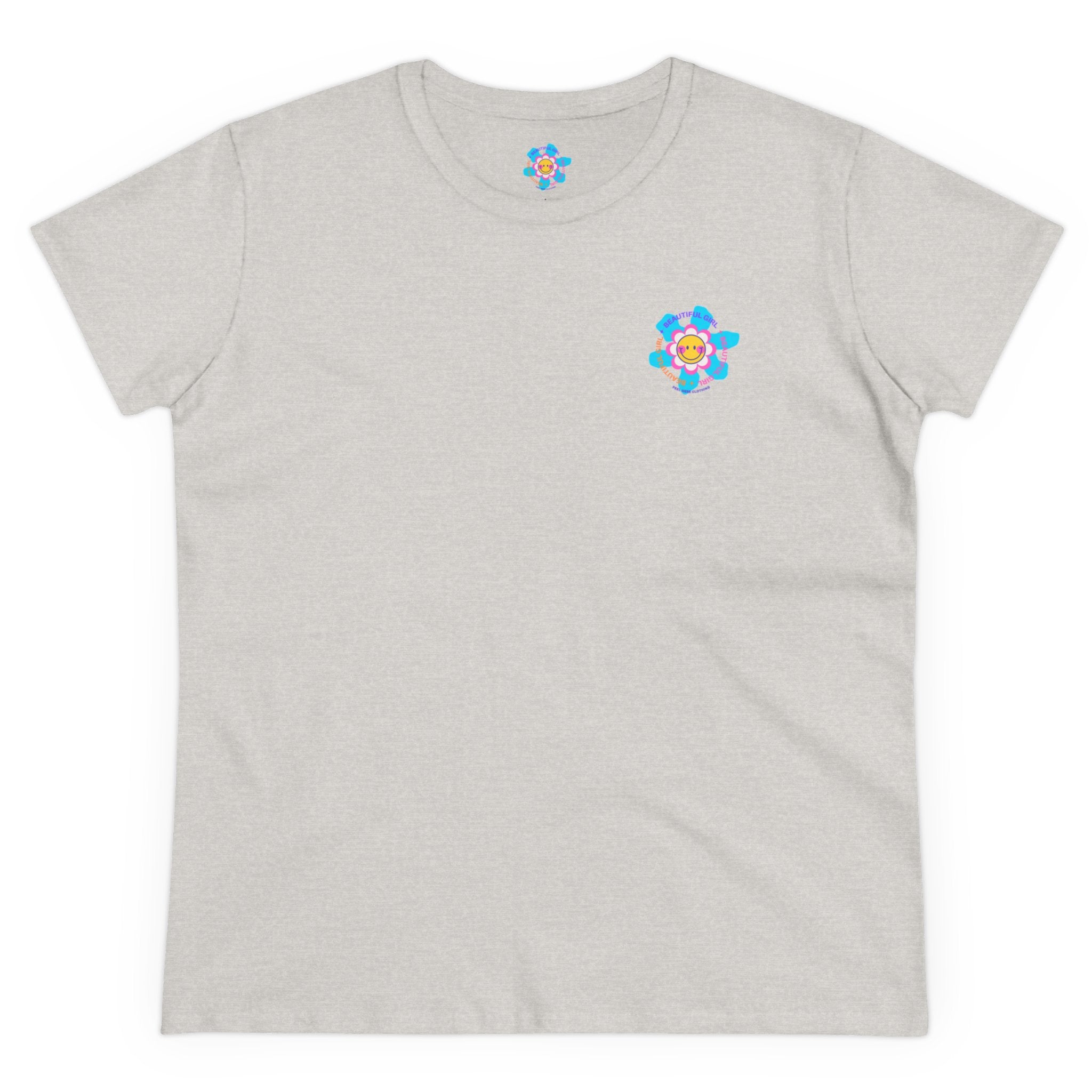 Beautiful Girl Midweight Cotton Tee (Back)