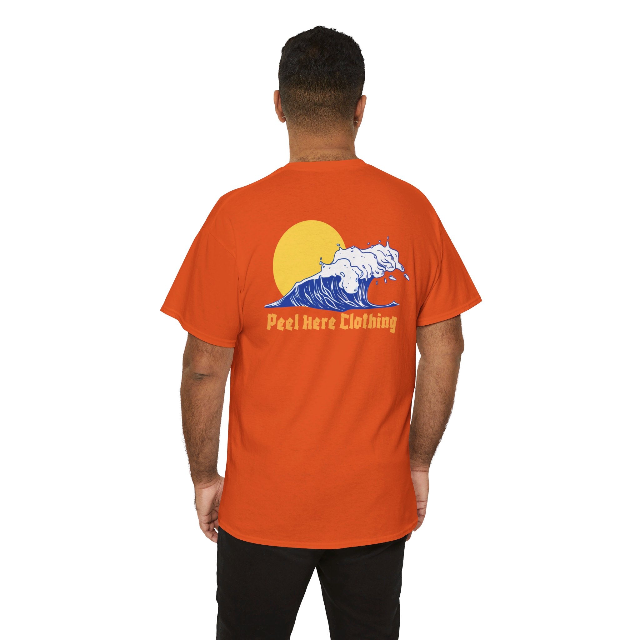 Mens Peel Here Waves and Sun T-Shirt