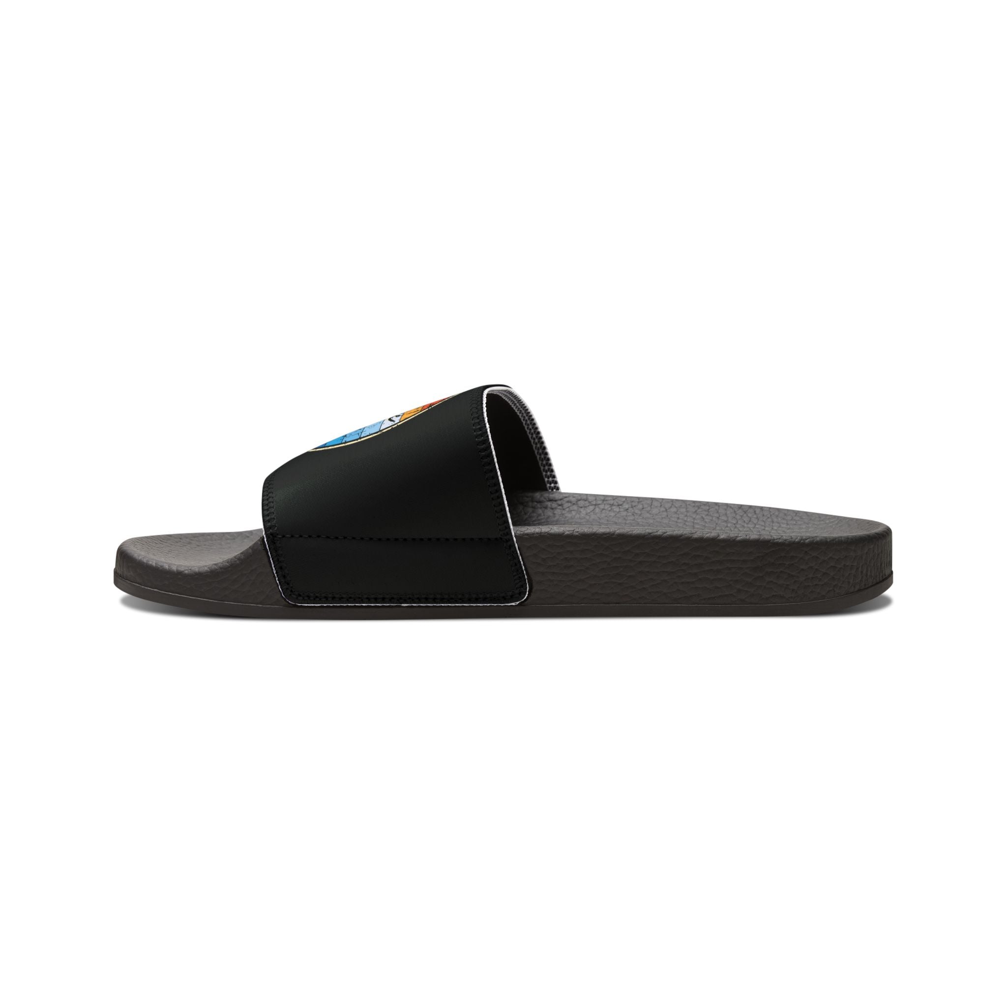 Peel Here Clothing's SEE, BELIEVE, ACHIEVE Men's Removable-Strap Sandals