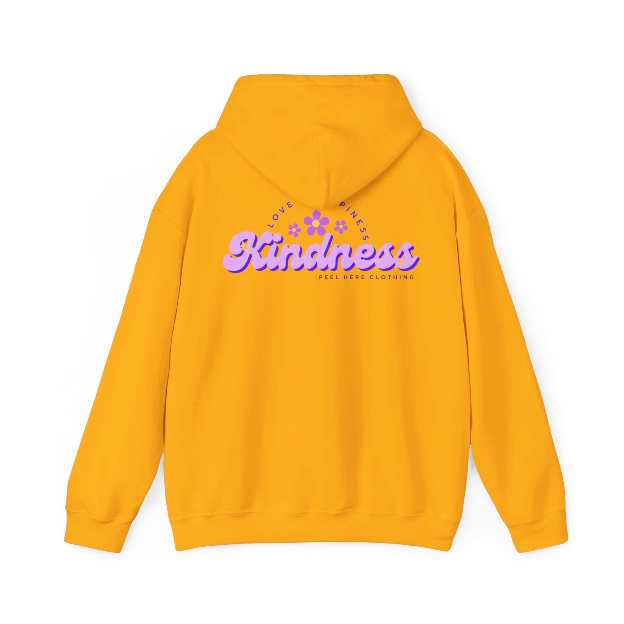 Peel here Clothings Kindness hoodie ( Back)