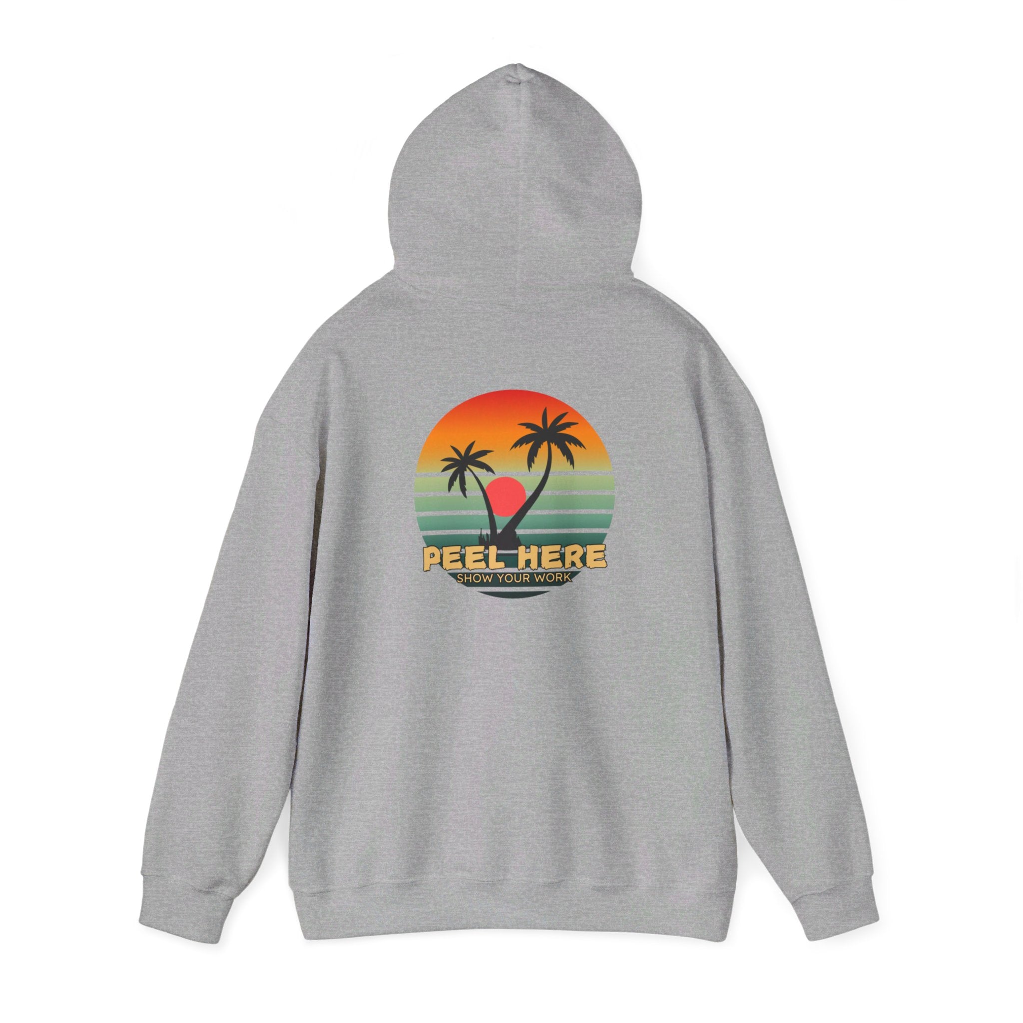 Peel here clothing's Island sun Hoodie