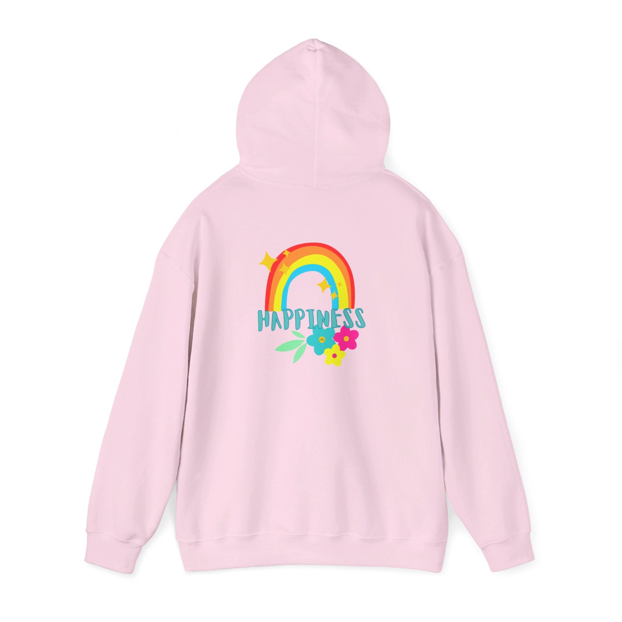 Peel Here Clothings Happy Rainbow Hoodie