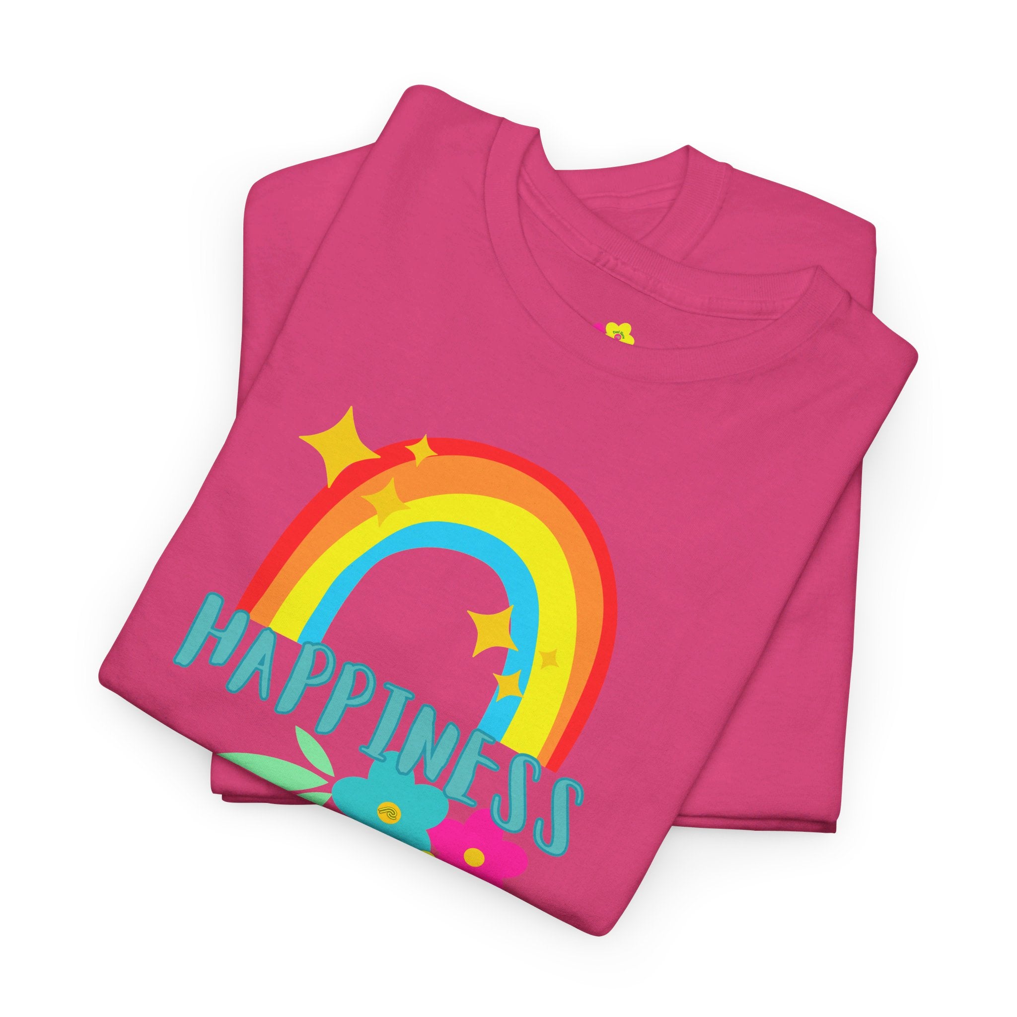 Peel Here Clothing Women's "Happiness Rainbow"