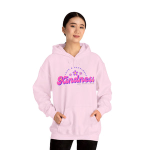 Peel Here Clothing's Kindness Hoodie (front)