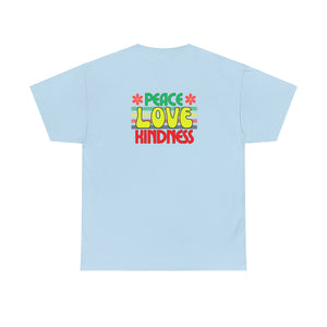 Peel Here Clothing Men's "Peace, Love, Kindness" T-Shirt"