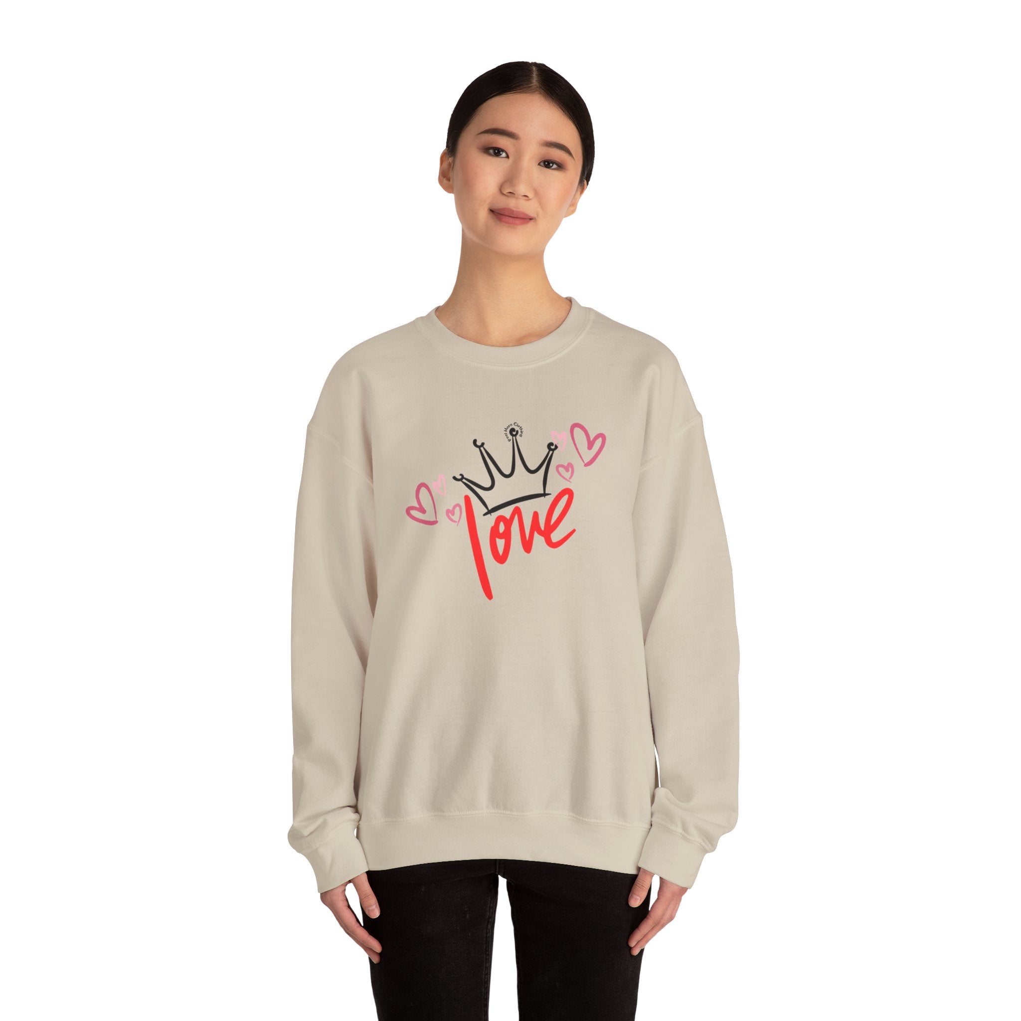 Love !!! Crewneck Sweatshirt (Front)