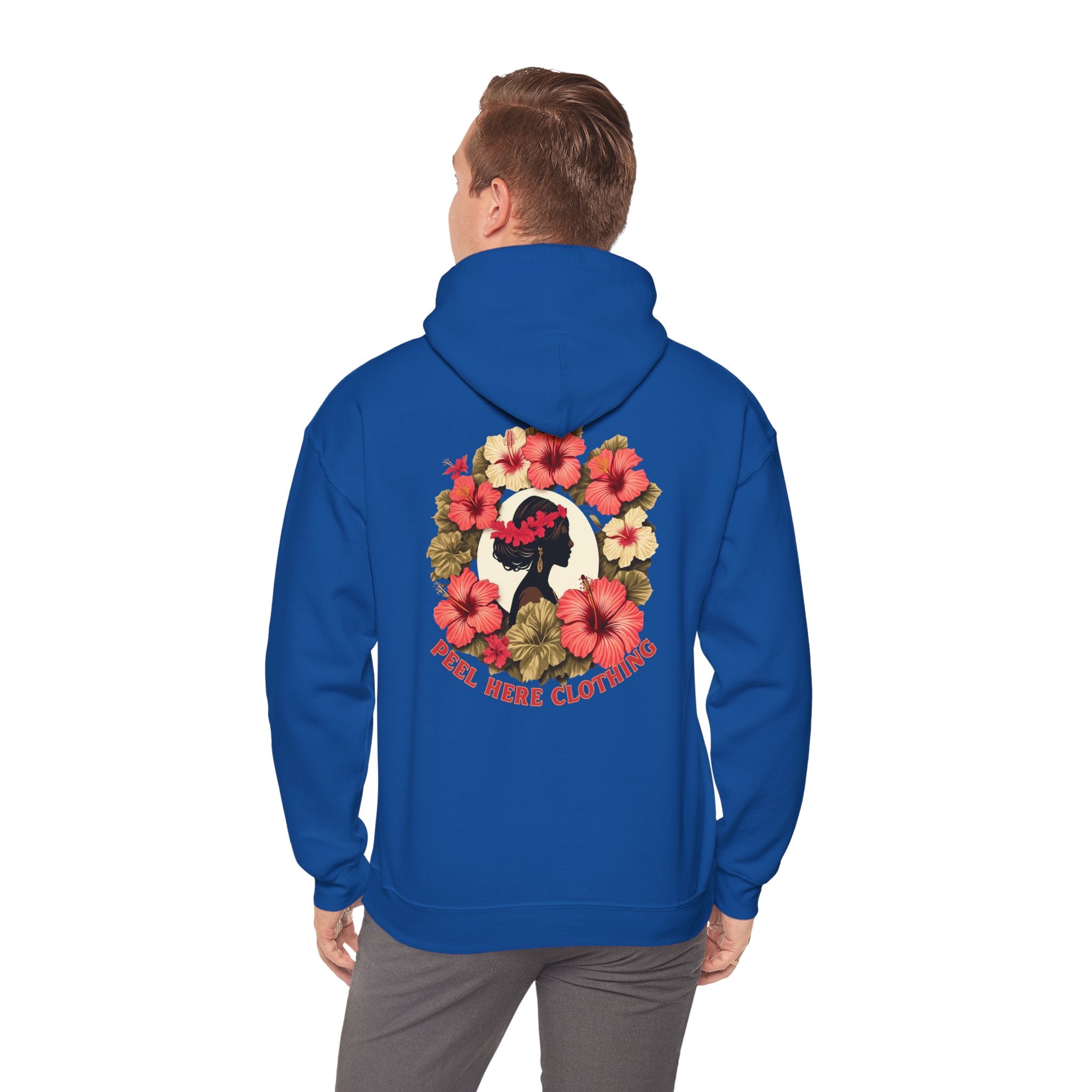 Hibiscus Princess Hooded Sweatshirt Heavy Blend