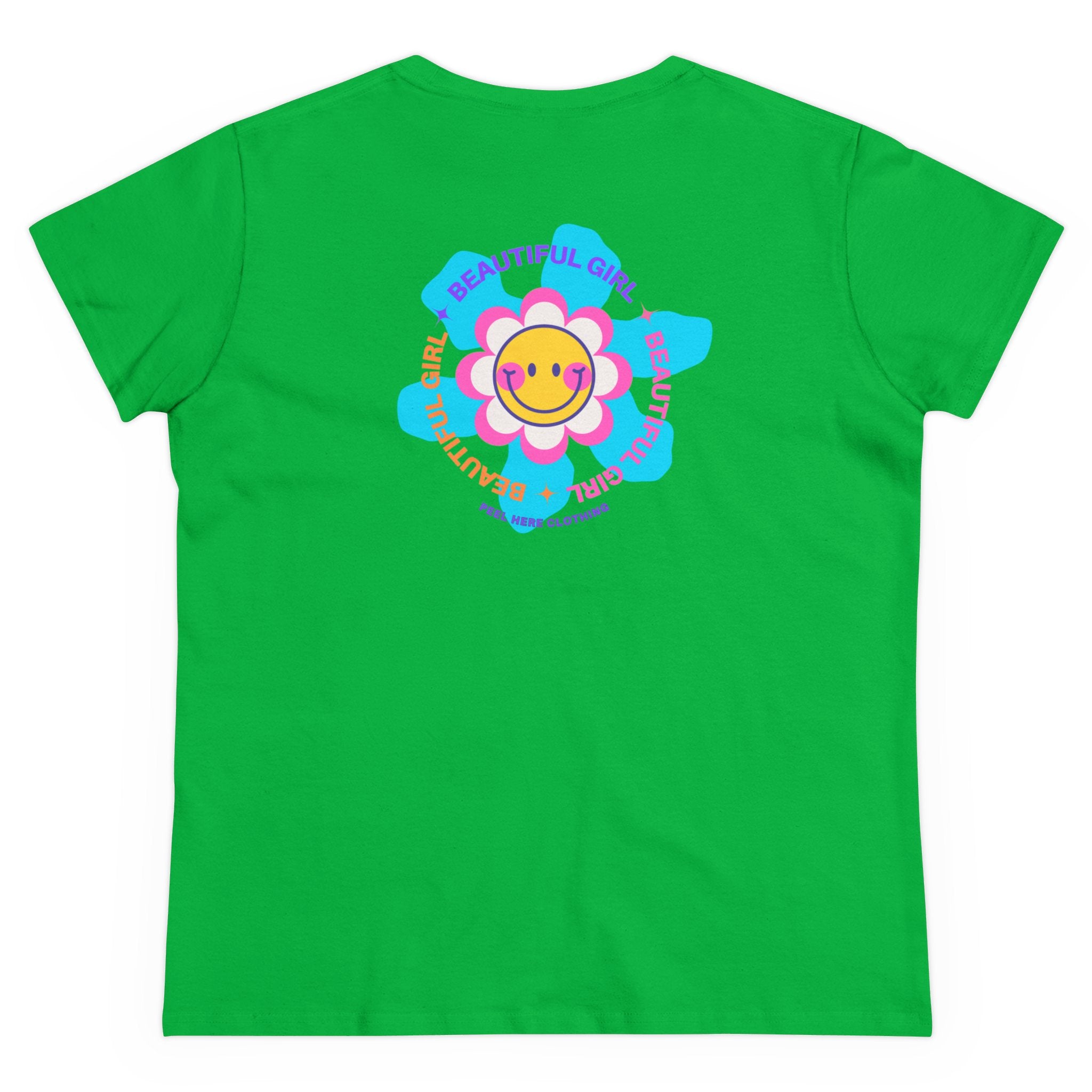 Beautiful Girl Midweight Cotton Tee (Back)