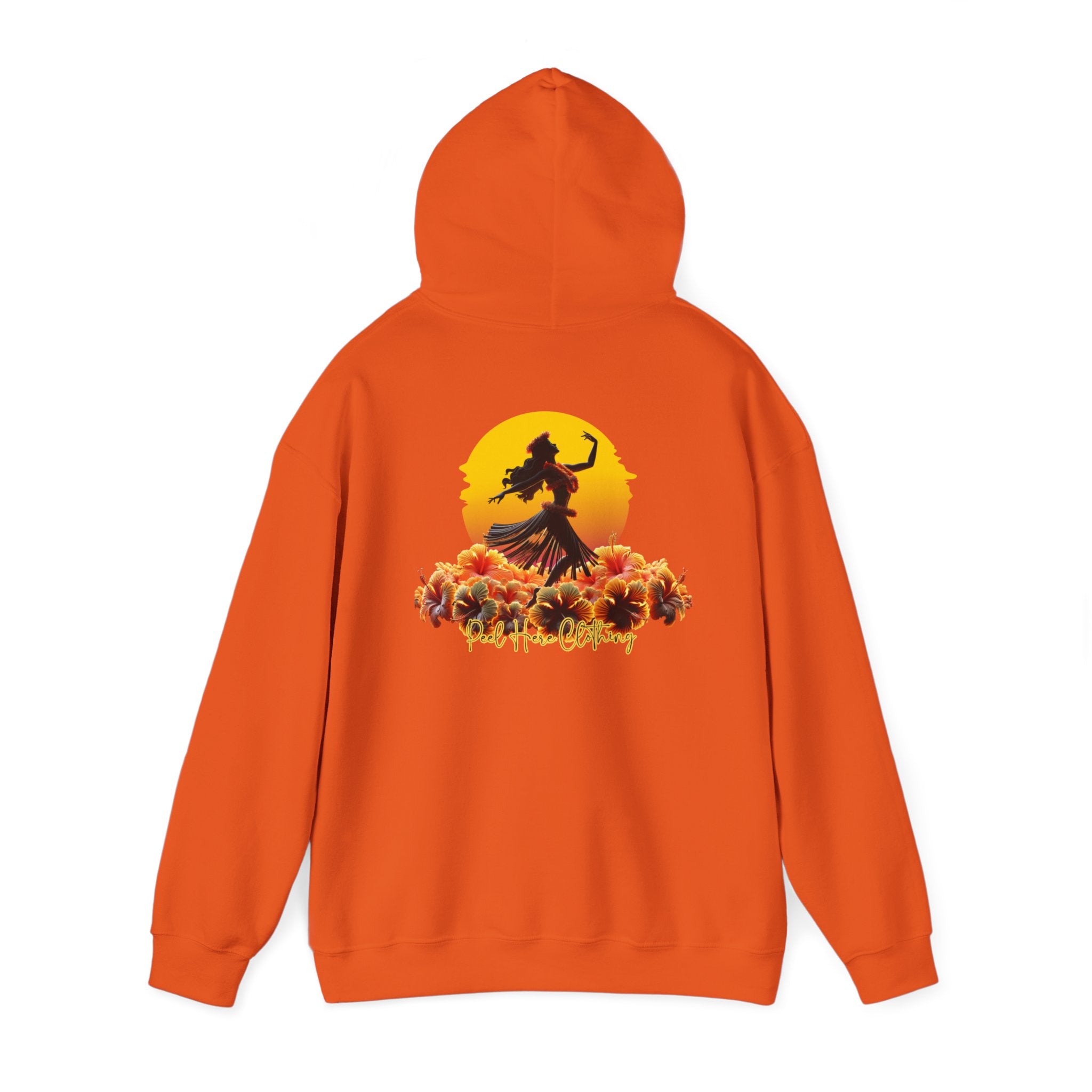 Peel Here Clothing's Dancing on Hibiscus Hoodie