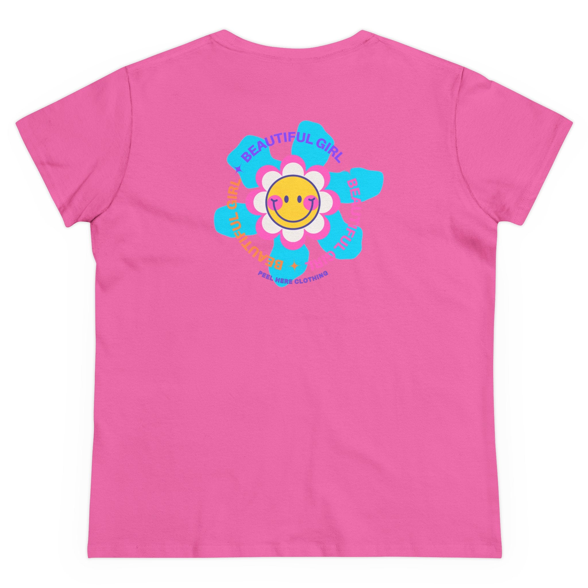 Beautiful Girl Midweight Cotton Tee (Back)