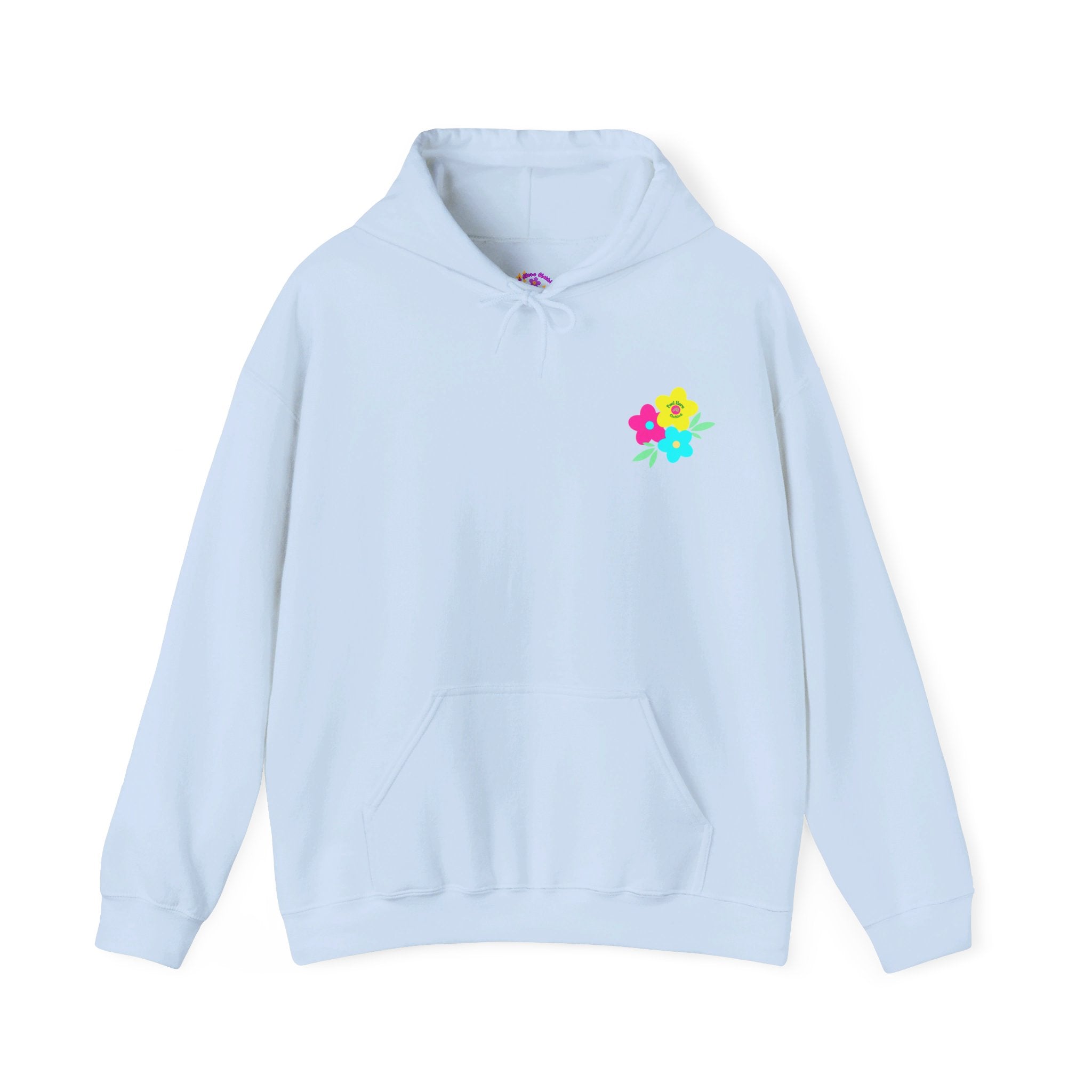 Peel Here Clothings Happy Rainbow Hoodie