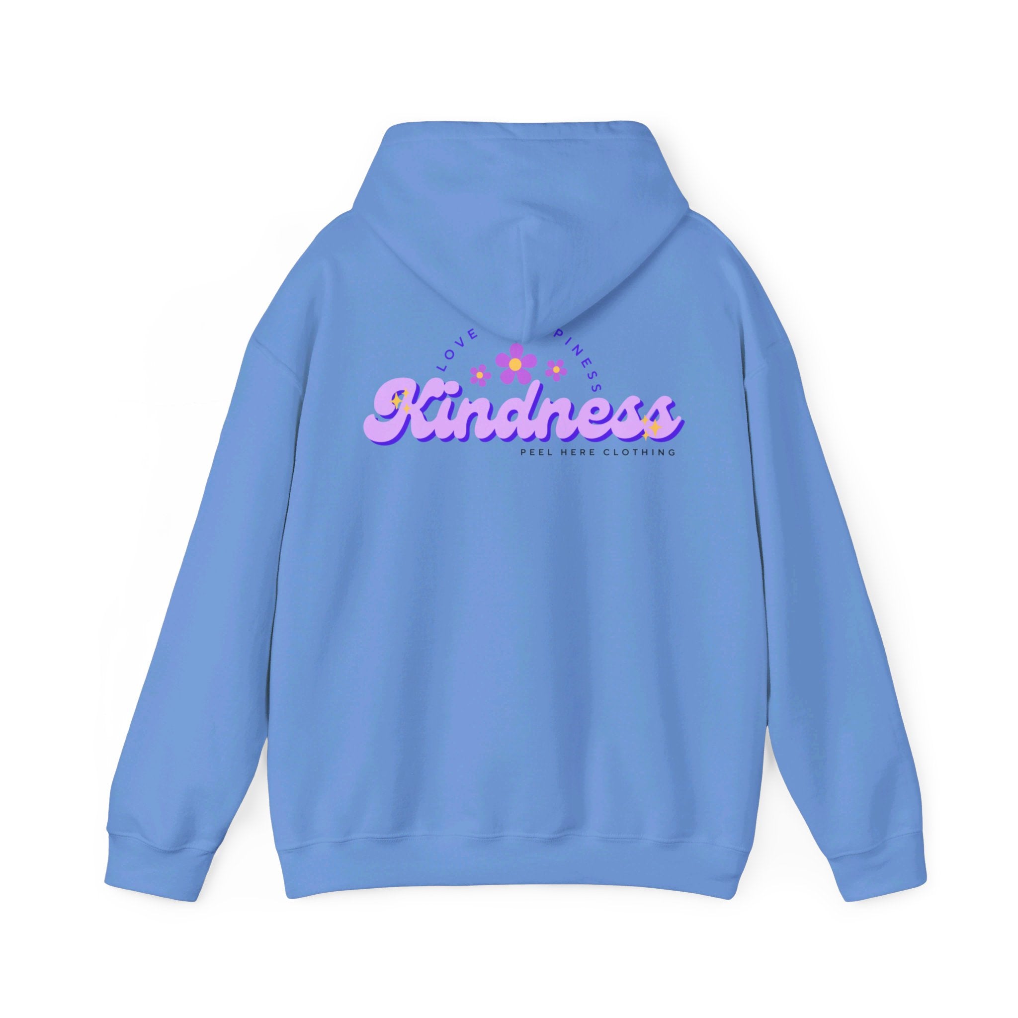 Peel here Clothings Kindness hoodie ( Back)