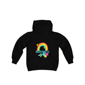 Peel Here Clothings Childrens Happy Rainbow Hoodie