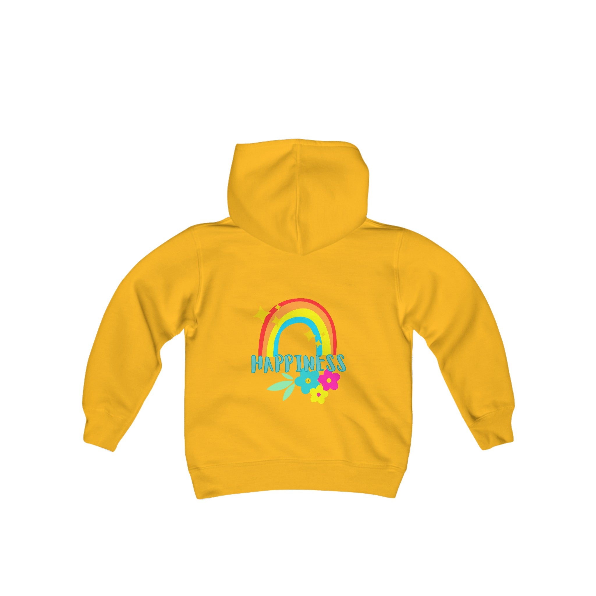 Peel Here Clothings Childrens Happy Rainbow Hoodie