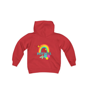 Peel Here Clothings Childrens Happy Rainbow Hoodie