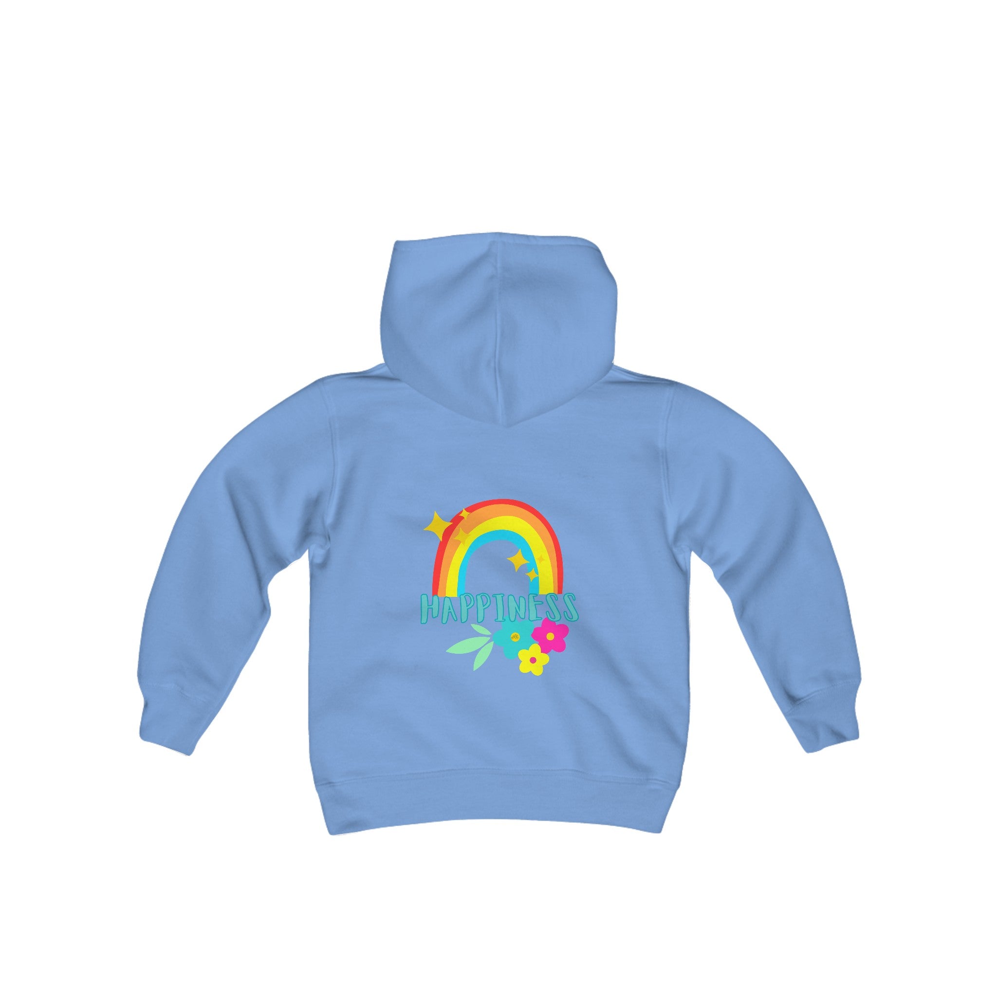 Peel Here Clothings Childrens Happy Rainbow Hoodie