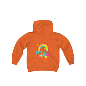 Peel Here Clothings Childrens Happy Rainbow Hoodie