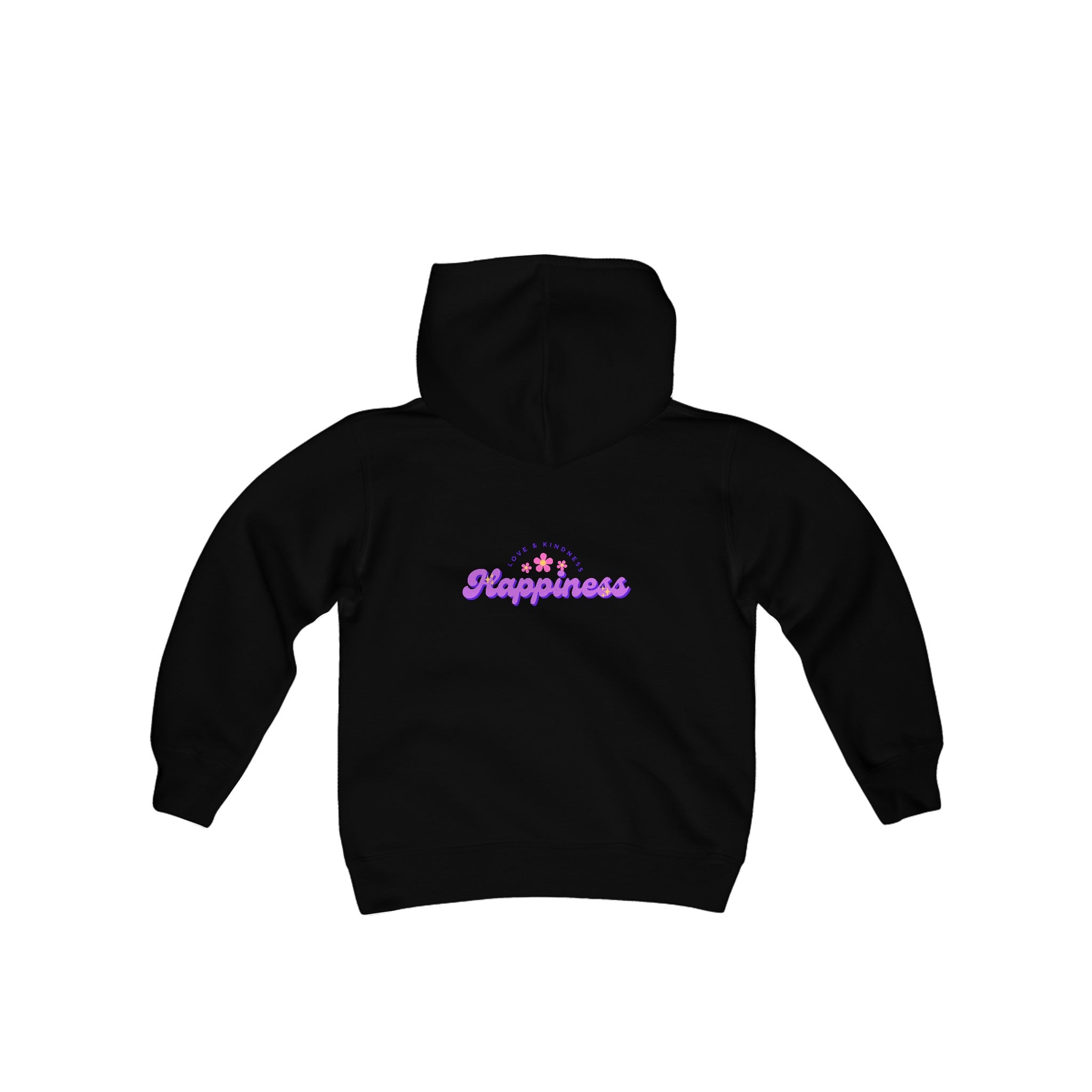 Peel Here Childrens Happiness Hoodie (back)