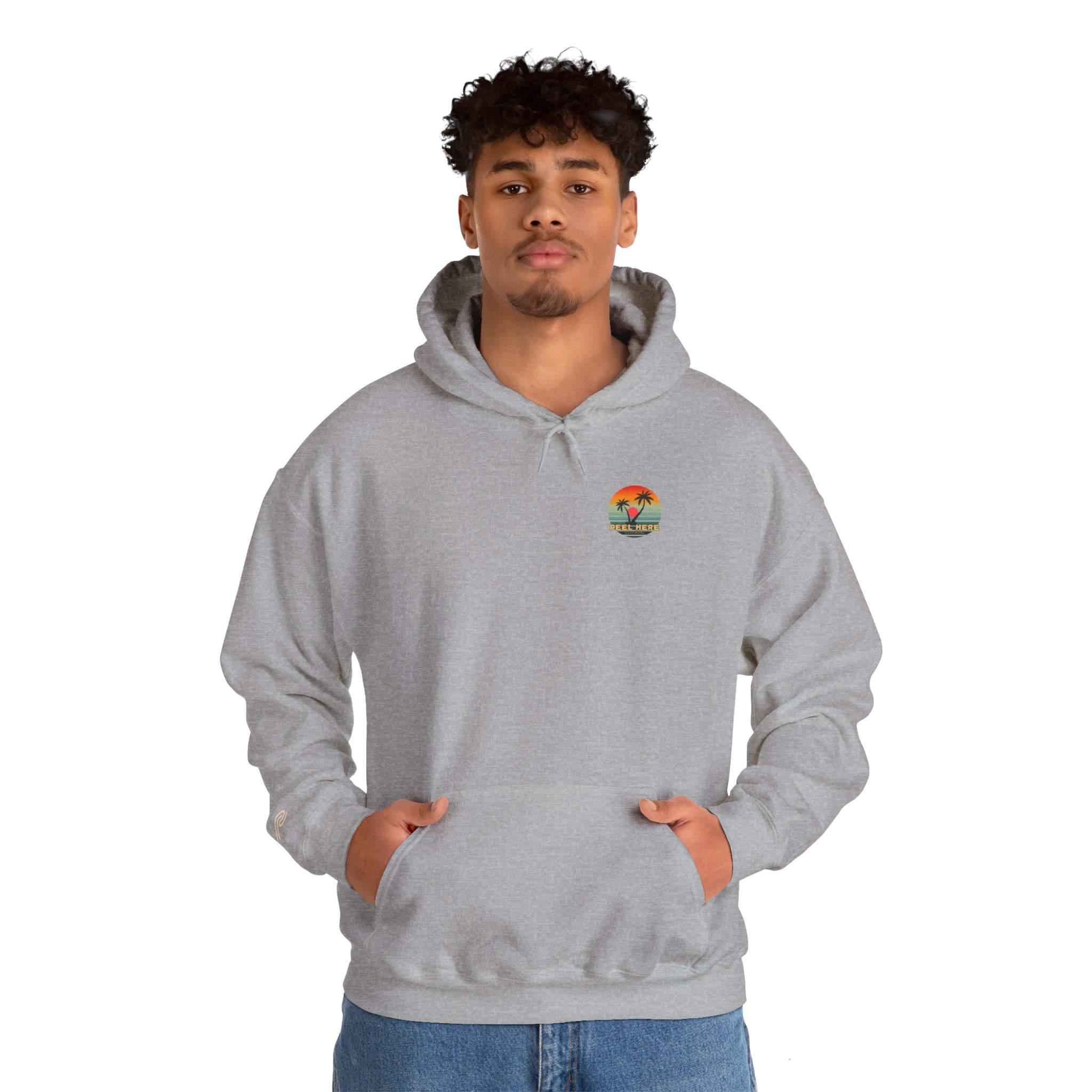 Mens Peel Here Retro Dot Hoodie