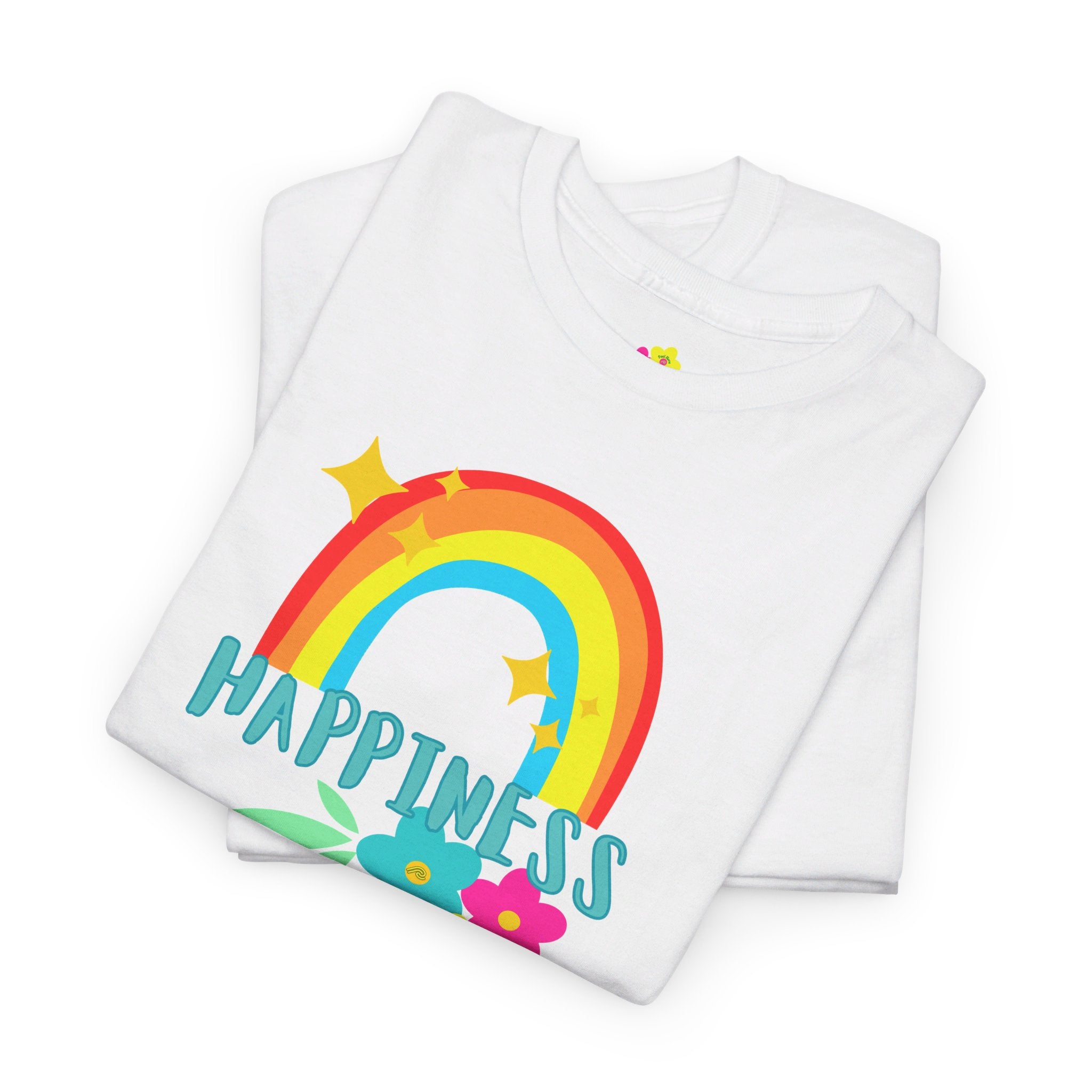 Peel Here Clothing Women's "Happiness Rainbow"