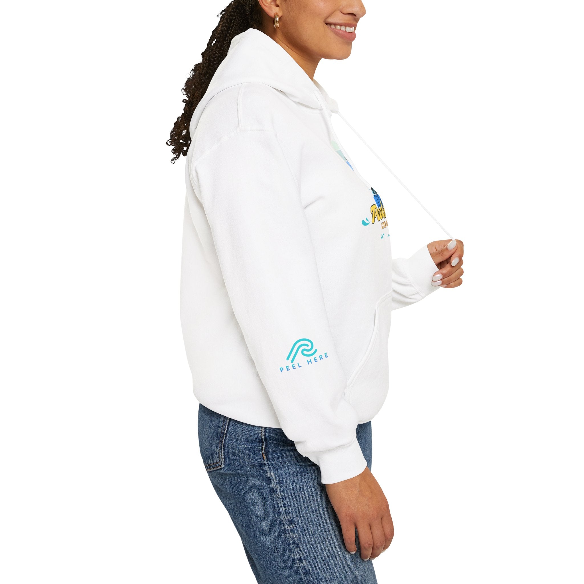 Peel Here Clothing's Live Aloha Hooded Sweatshirt